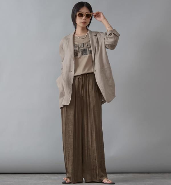 Liesse「リネンライトジャケット」|テーラードジャケット|