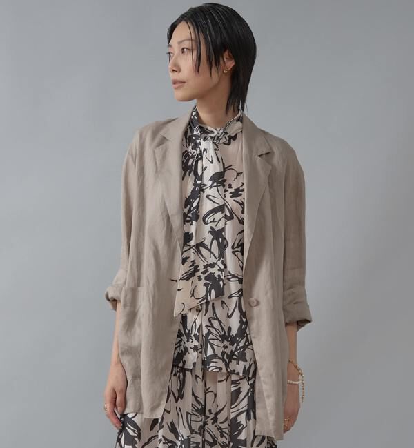 Liesse「リネンライトジャケット」|テーラードジャケット|