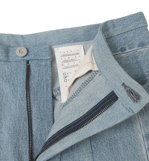 SOFFITTO「【KURO/クロ】Patchwork-inspired denim pants」|デニム|