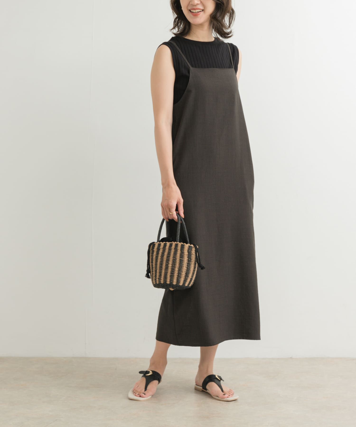 URBAN RESEARCH DOORS「ストレートキャミワンピース」|ワンピース|