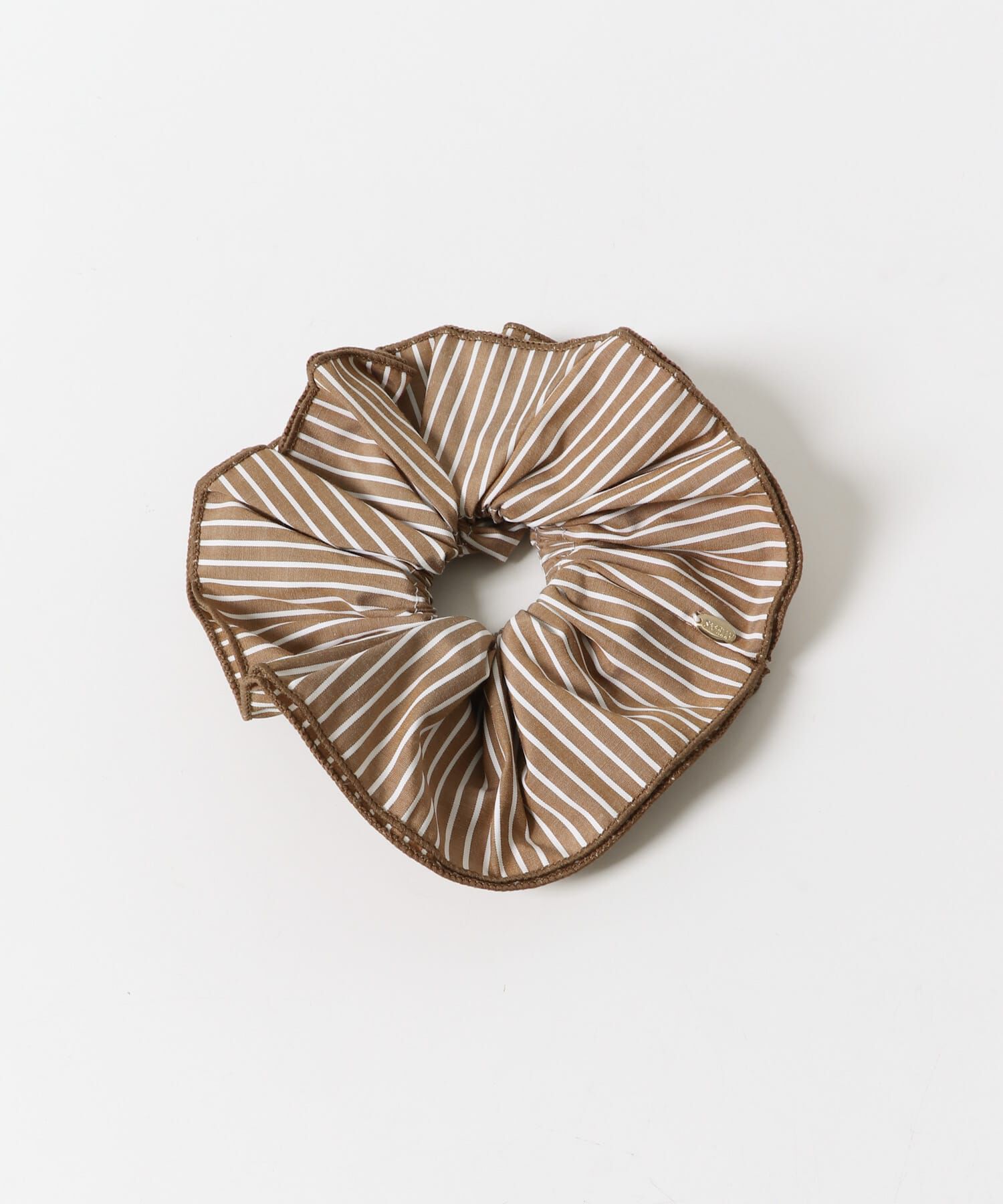 SMELLY「ストライプボリュームシュシュ」|ヘアゴム・シュシュ|