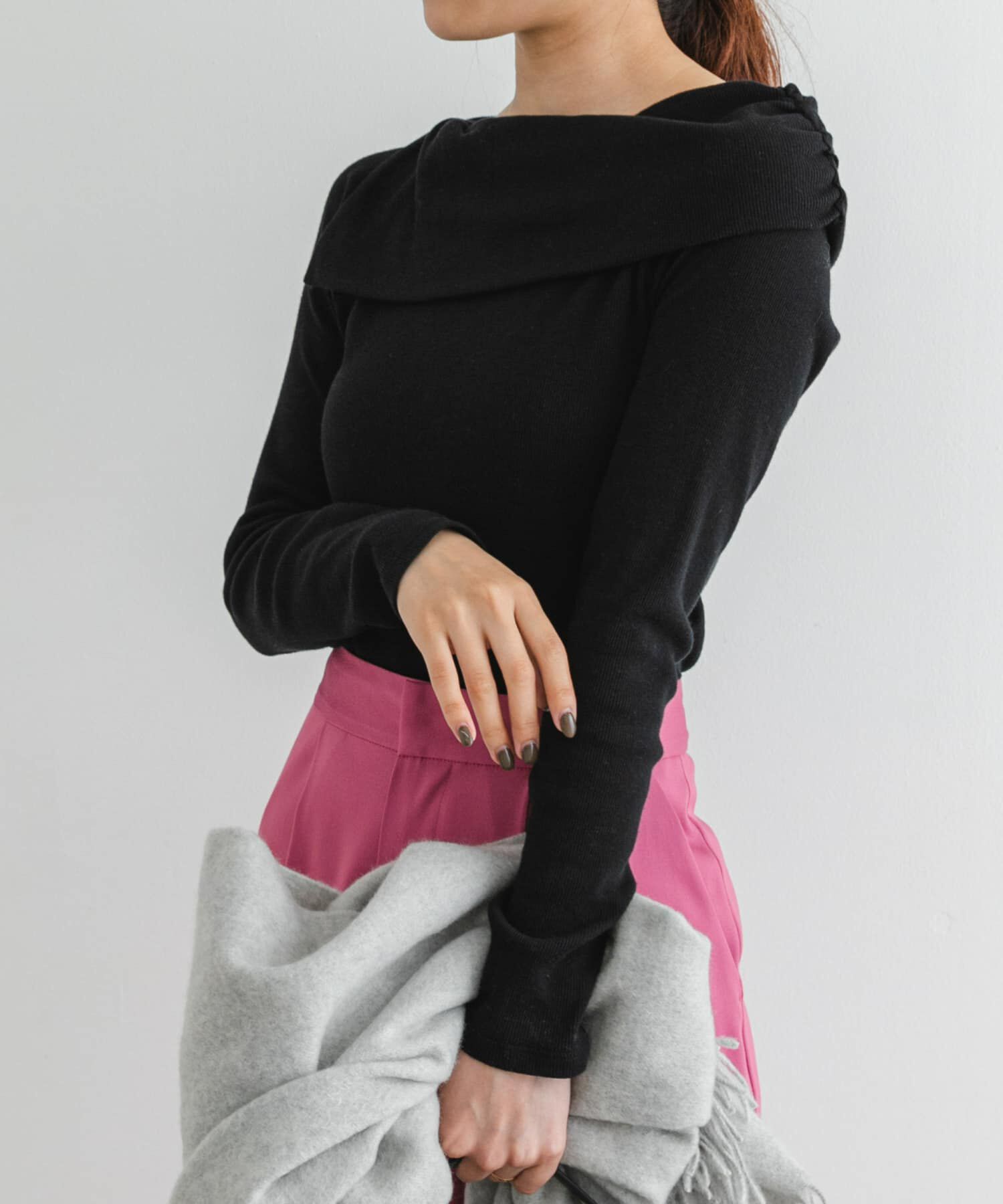 URBAN RESEARCH ROSSO「F by ROSSO　アシメボートネックプルオーバー」|Tシャツ・カットソー|