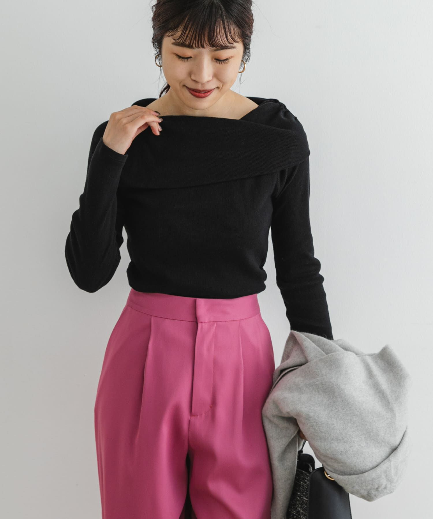 URBAN RESEARCH ROSSO「F by ROSSO　アシメボートネックプルオーバー」|Tシャツ・カットソー|