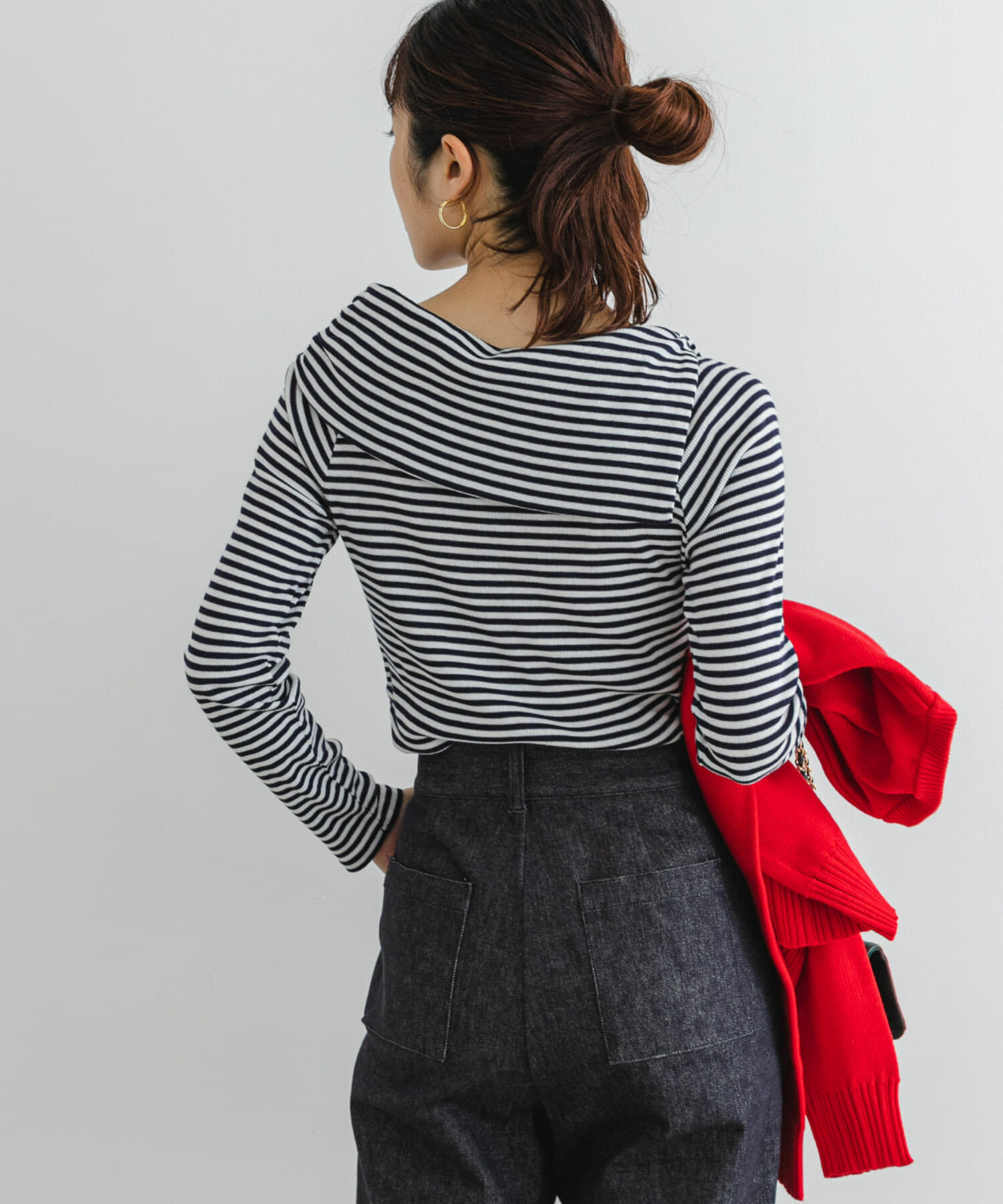 URBAN RESEARCH ROSSO「F by ROSSO　アシメボートネックプルオーバー」|Tシャツ・カットソー|