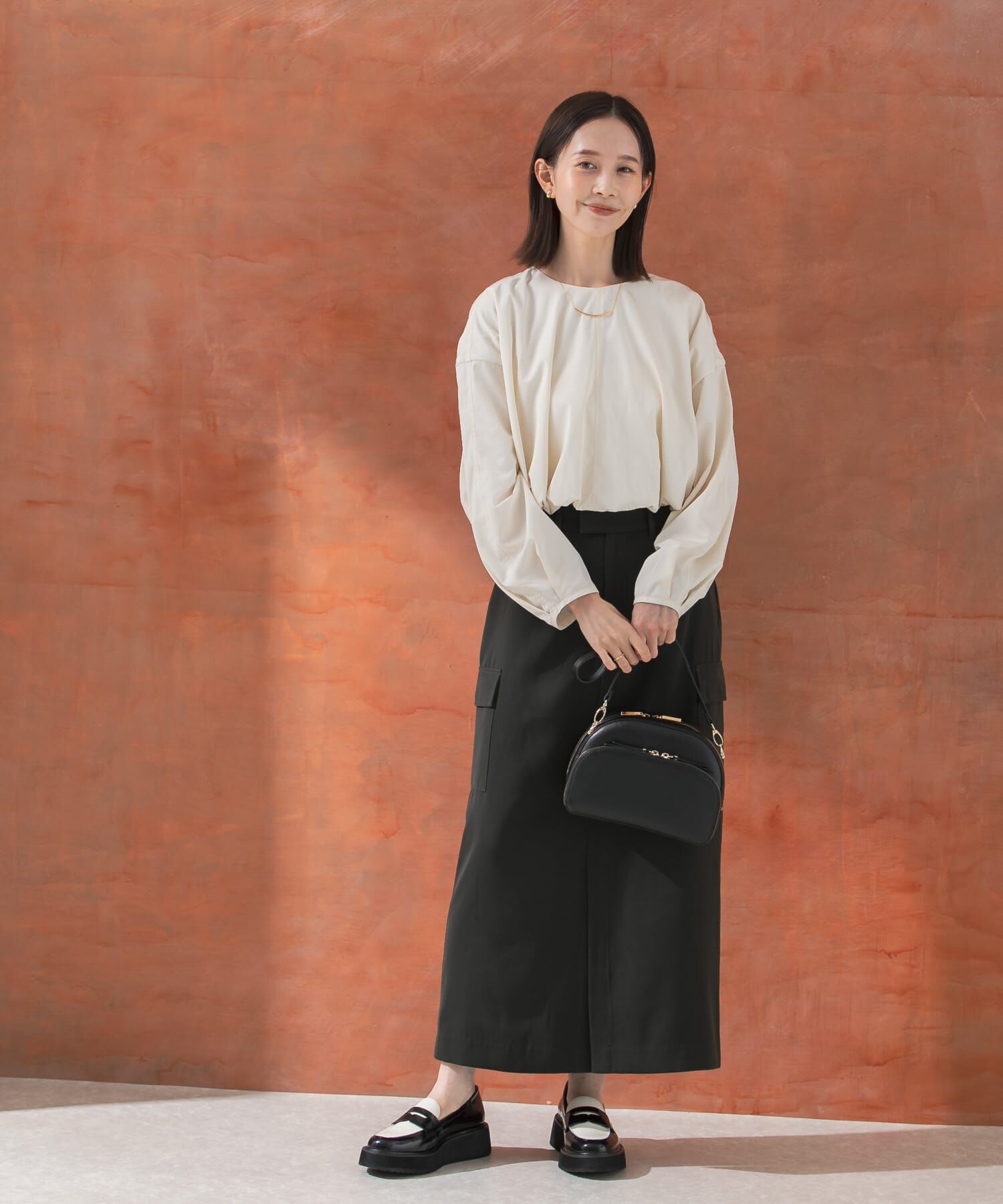 URBAN RESEARCH ROSSO「クロップドバルーンブラウス」|シャツ・ブラウス|