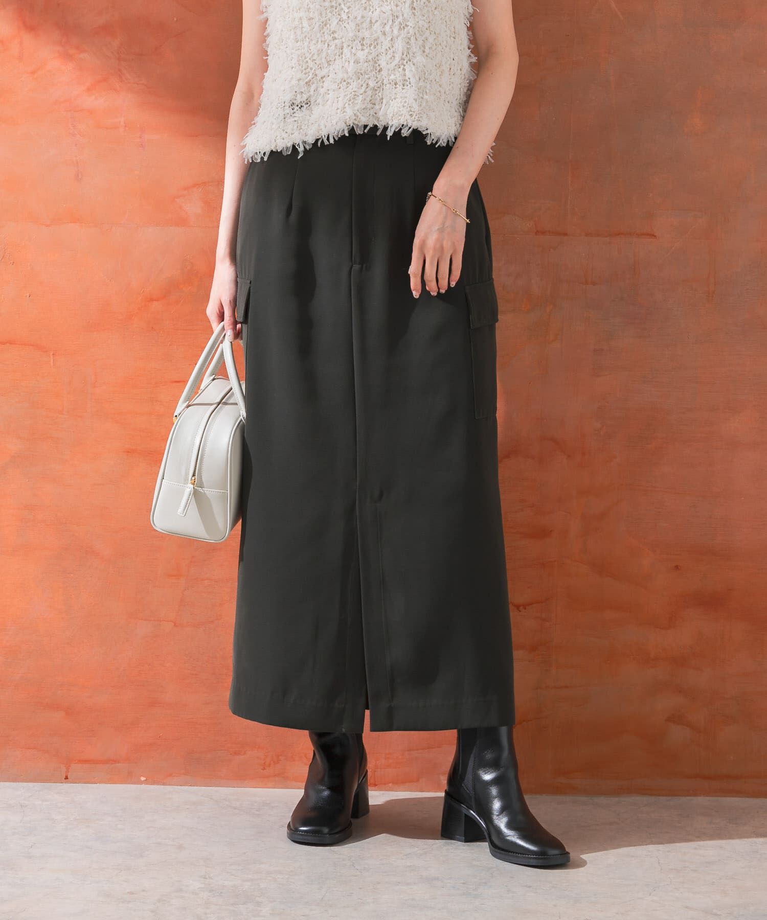 URBAN RESEARCH ROSSO「ストレートカーゴスカート」|スカート|