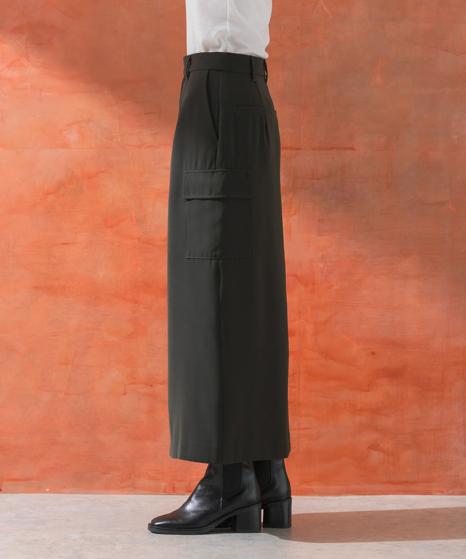 URBAN RESEARCH ROSSO「ストレートカーゴスカート」|スカート|