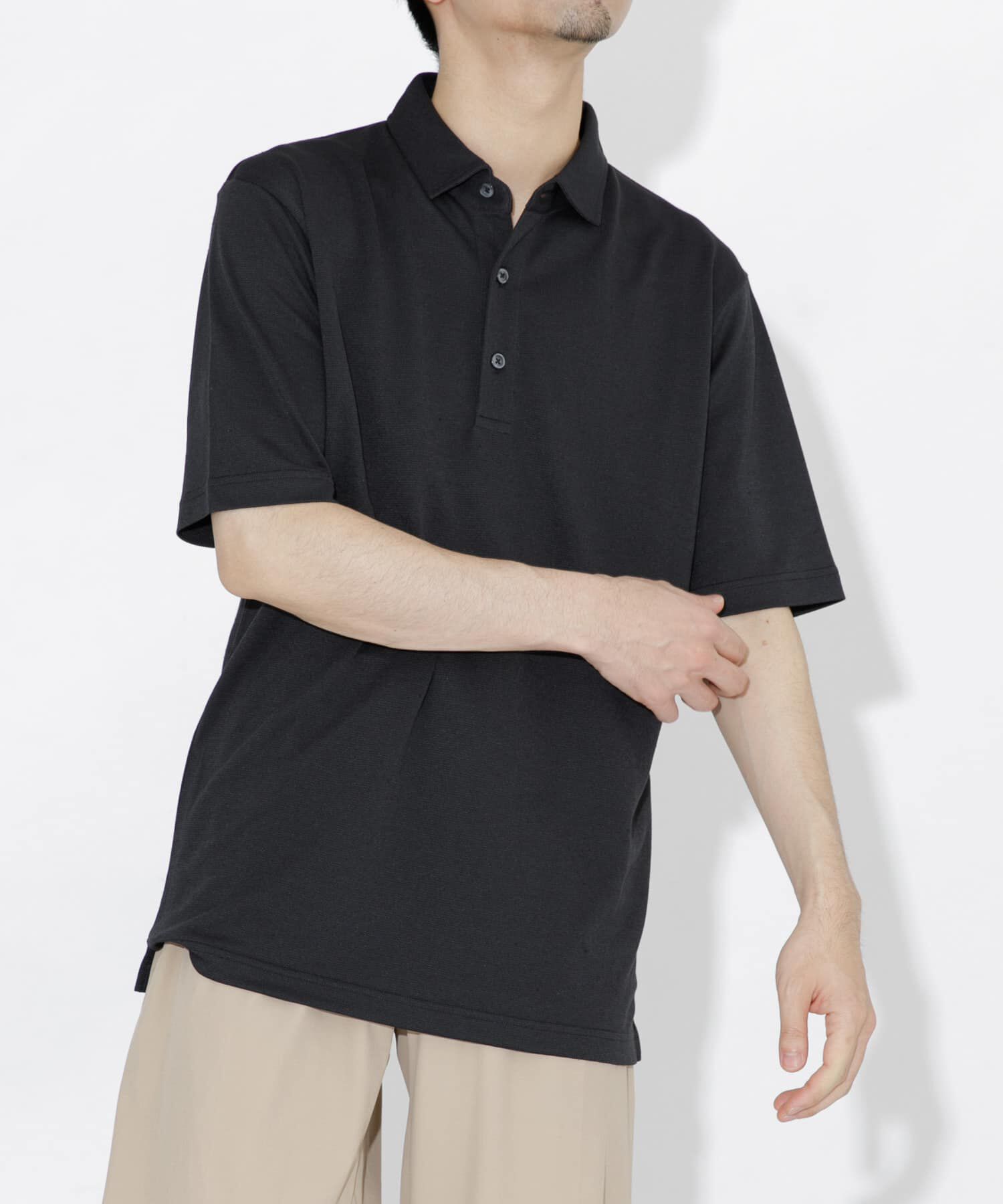 URBAN RESEARCH ROSSO「『WEB限定』『XLサイズあり』 リネン混カノコポロシャツ」|ポロシャツ|