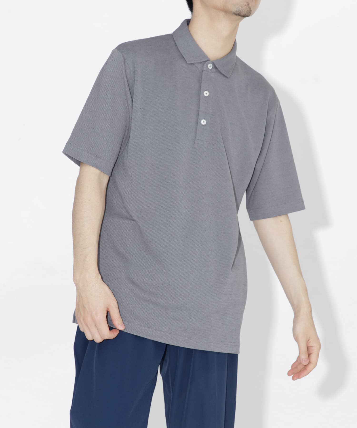 URBAN RESEARCH ROSSO「『WEB限定』『XLサイズあり』 リネン混カノコポロシャツ」|ポロシャツ|