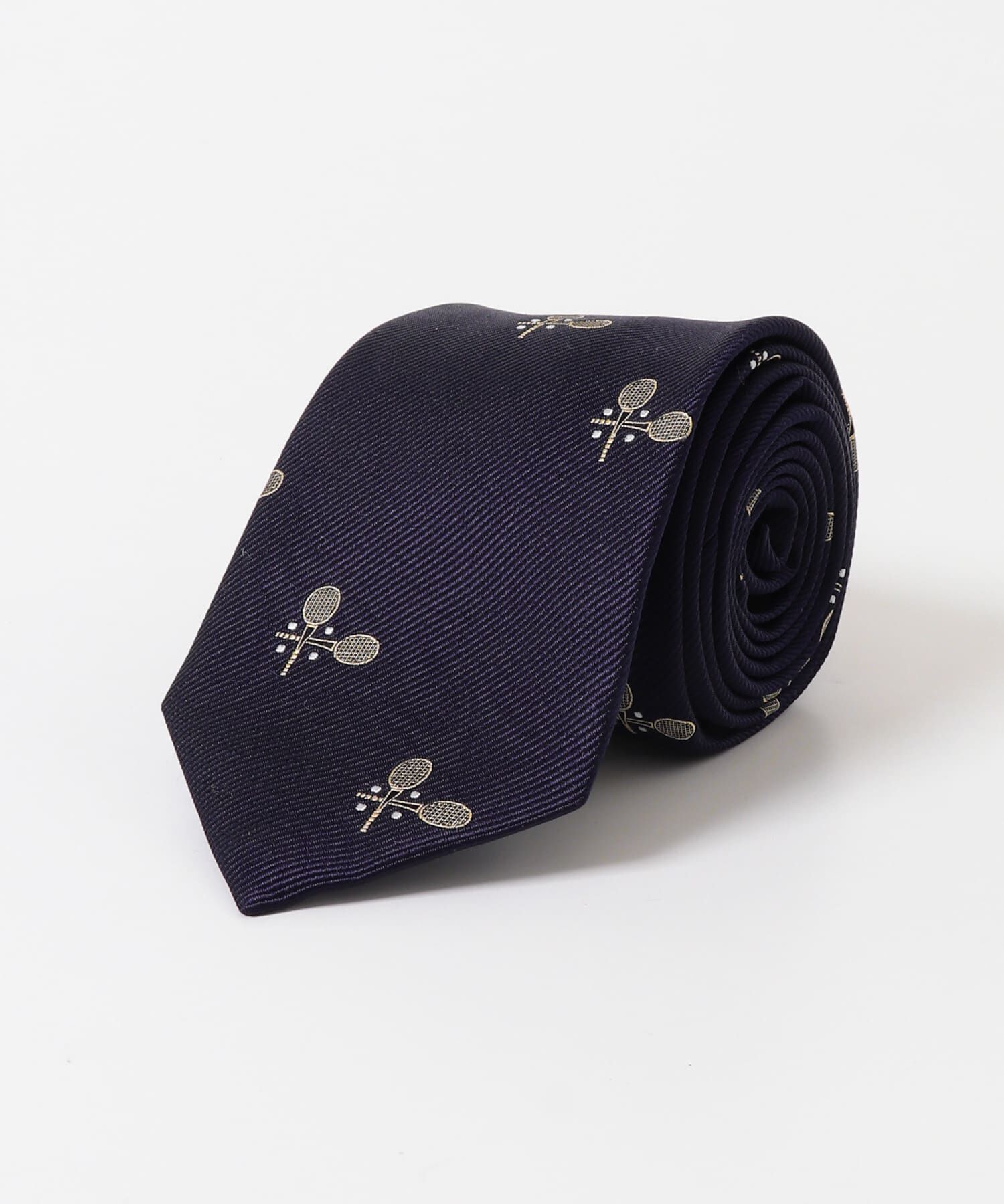 URBAN RESEARCH DOORS「LIFE STYLE TAILOR　25AWラケットモチーフタイ」|ネクタイ・蝶ネクタイ|ネイビー