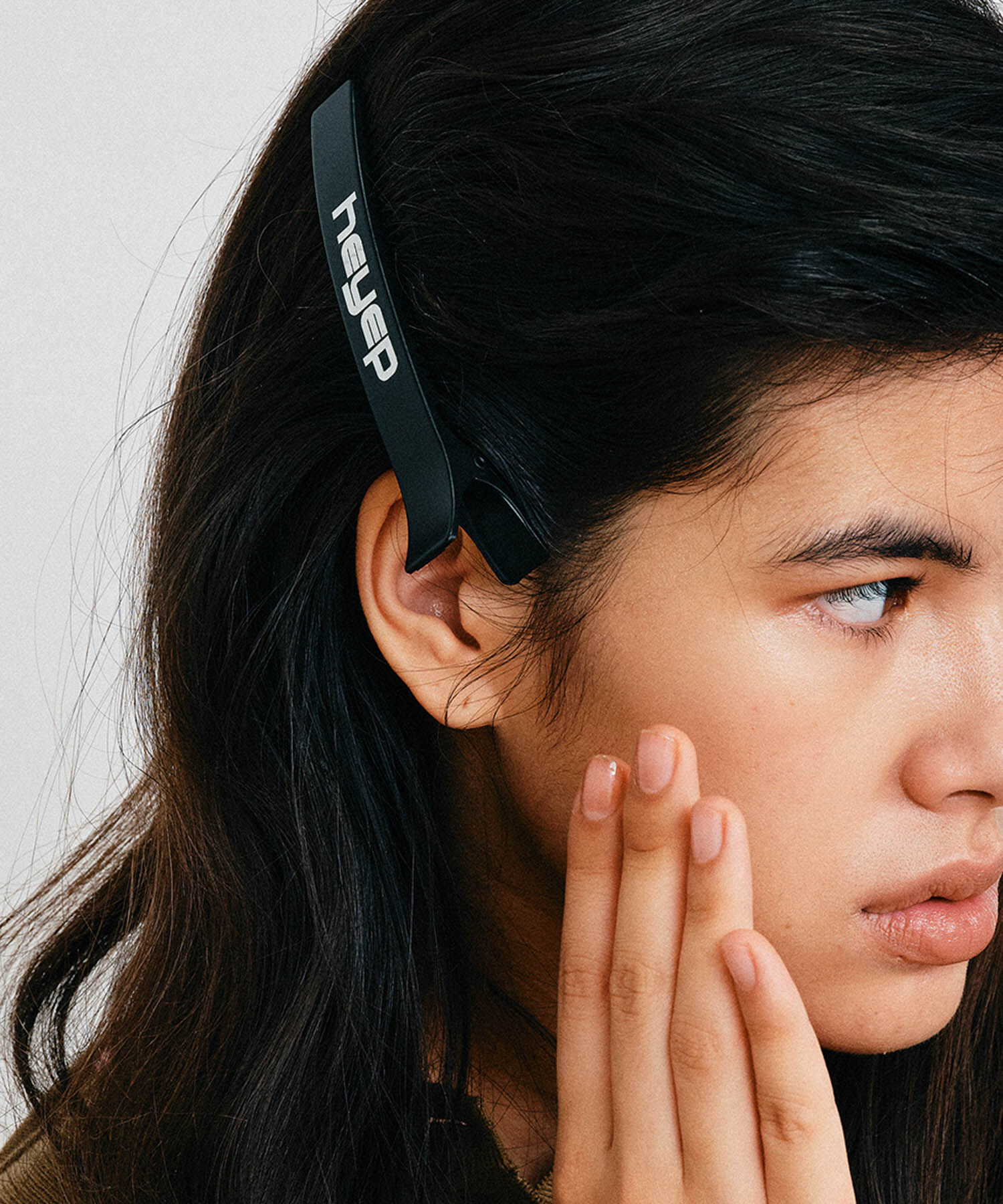 URBAN RESEARCH ROSSO「heyep　New Logo Hair Clips-Large」|その他|ブラック