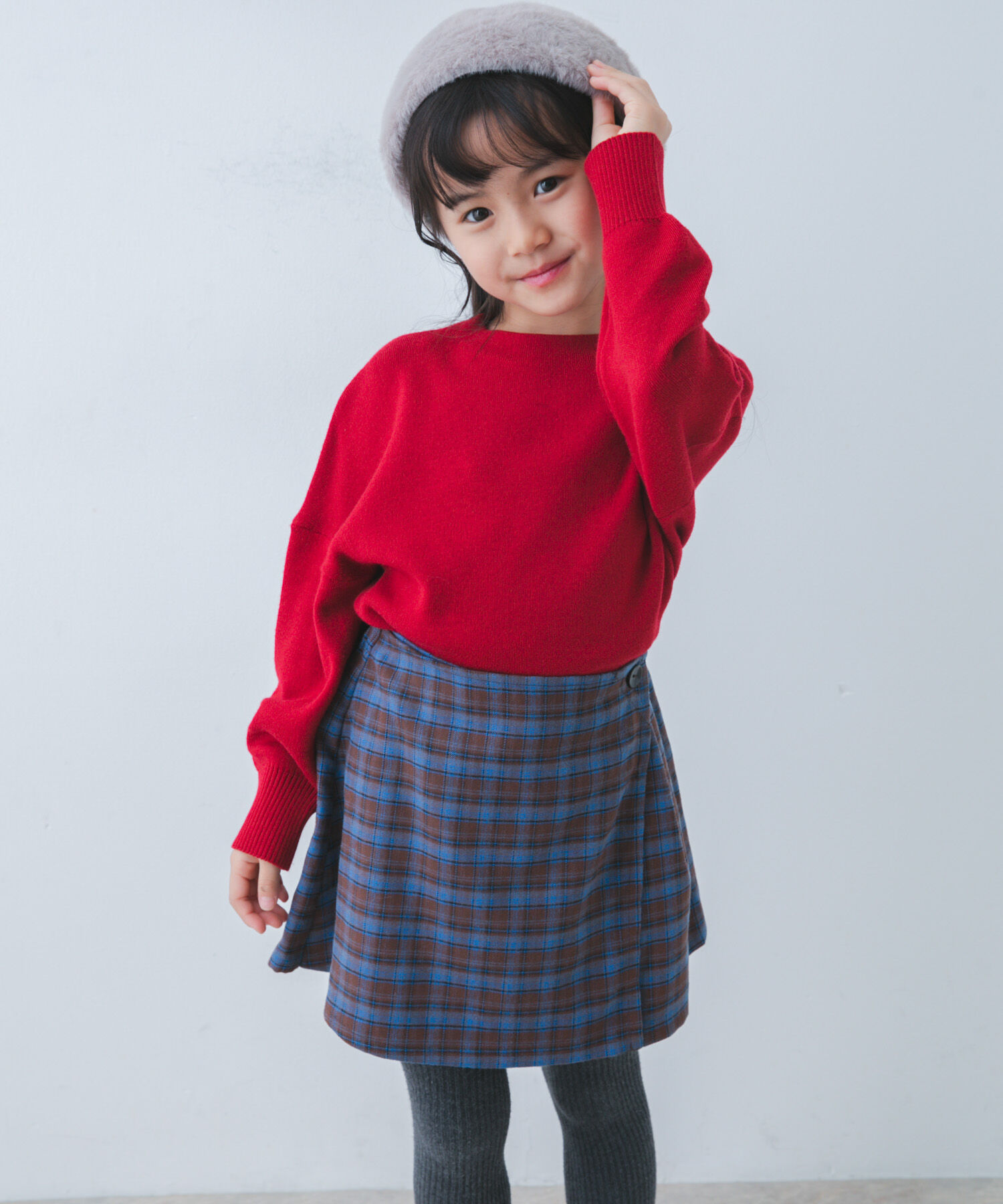 URBAN RESEARCH DOORS「『親子リンク』ボトルネックKNITプルオーバー(KIDS)」|ニット・セーター|