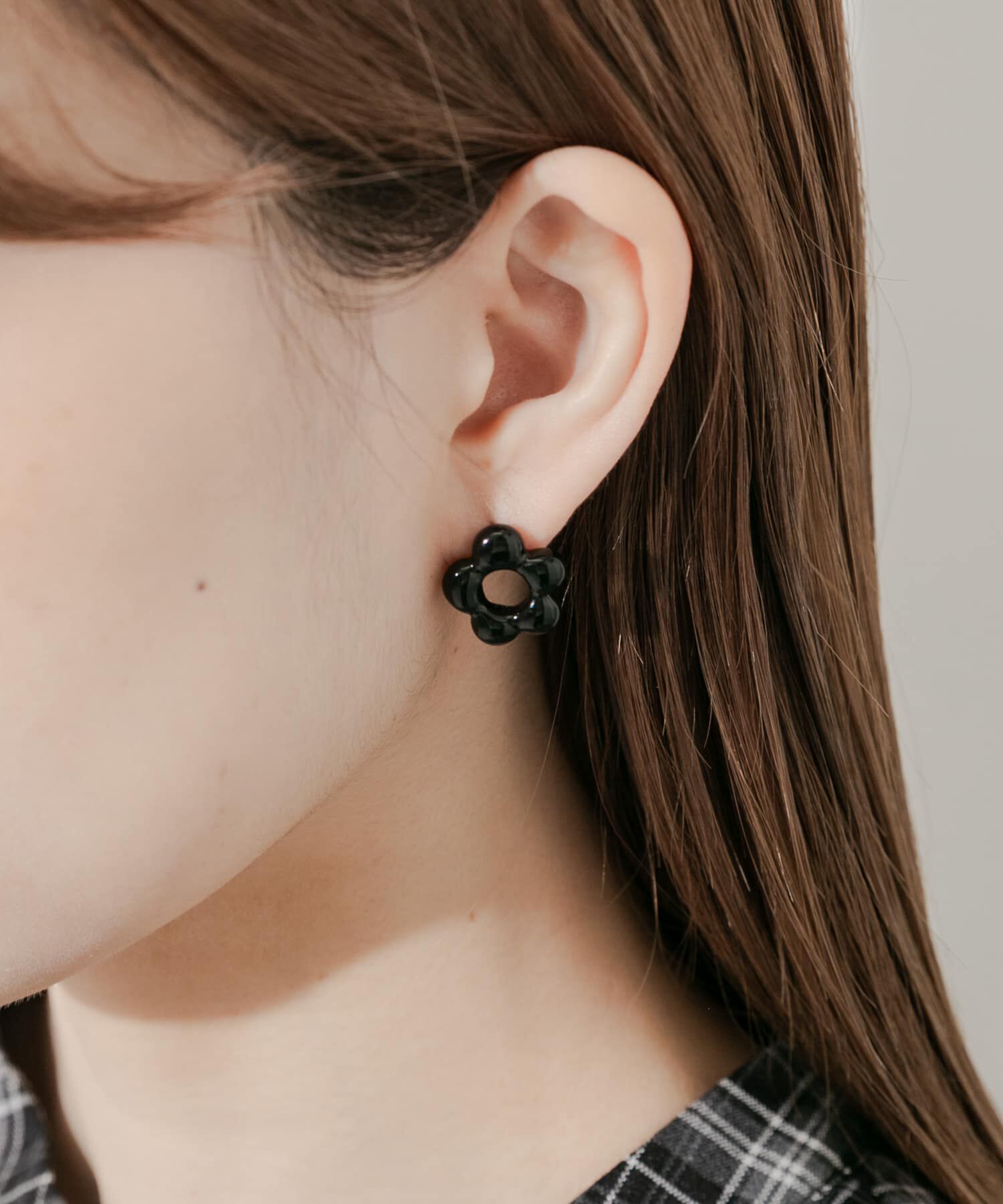 SMELLY「プックリフラワージュシピアス」|ピアス|