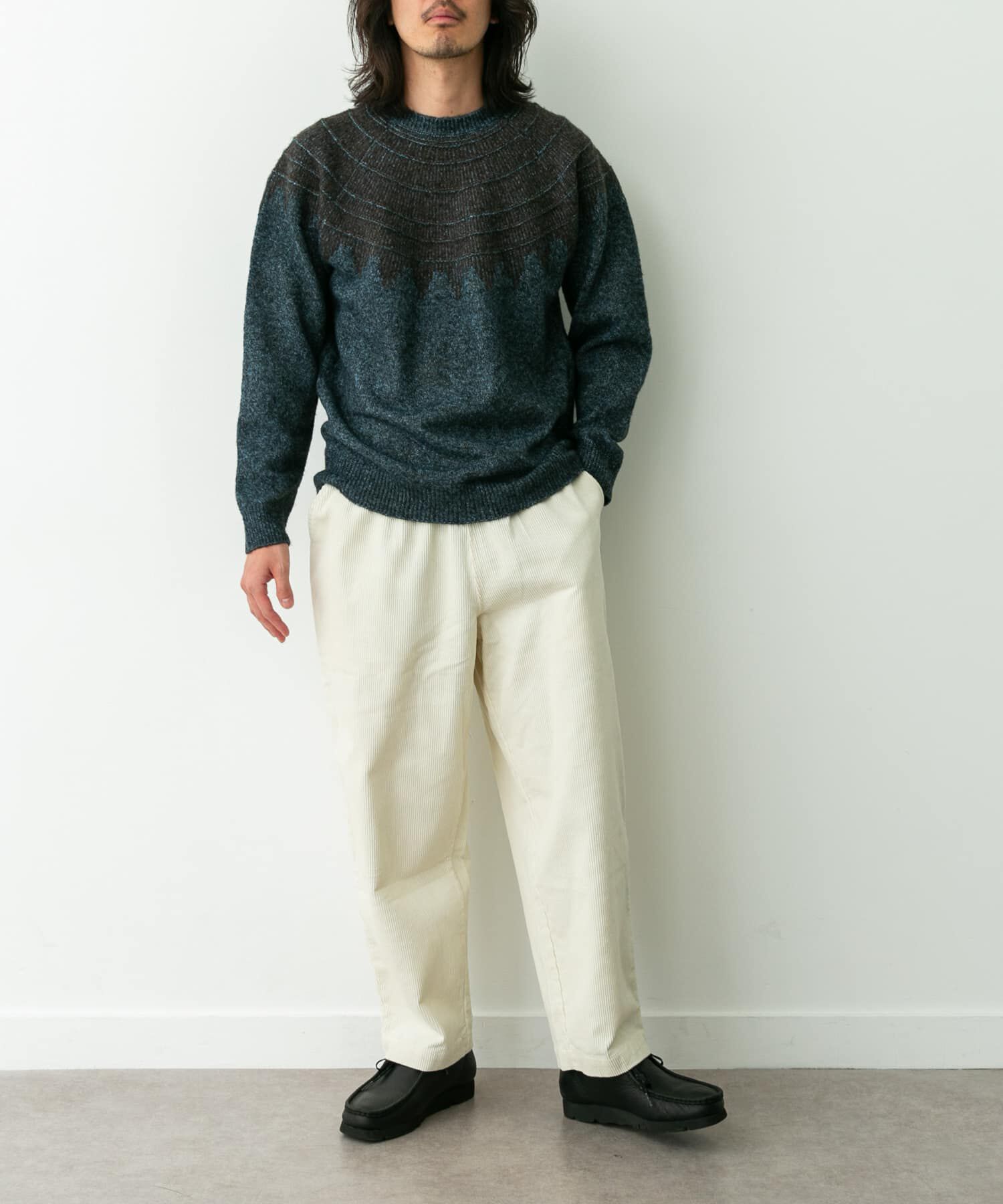 Sonny Label 「フェアアイル柄ニットプルオーバー」|ニット・セーター|