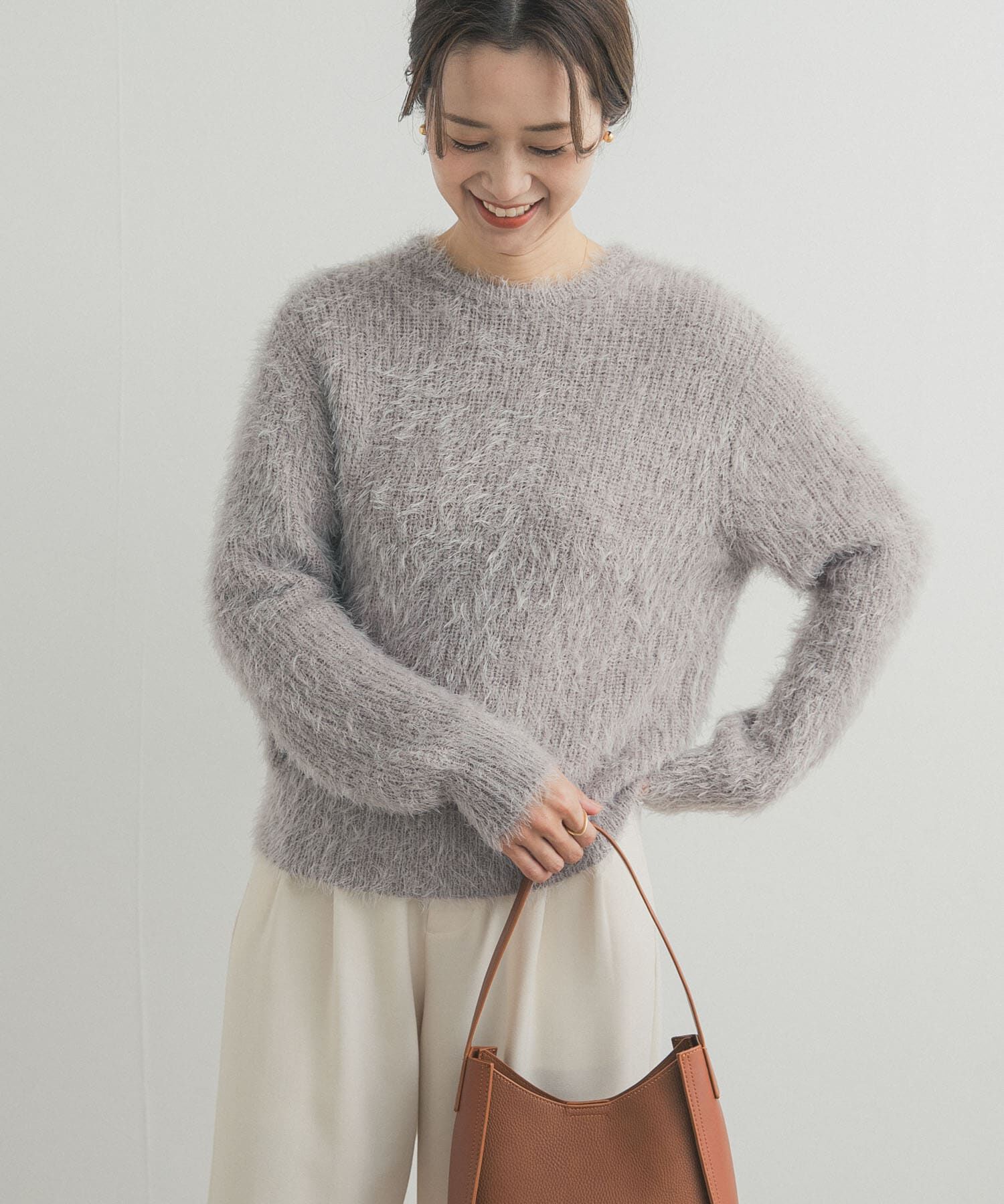 URBAN RESEARCH DOORS「シャギーニット」|ニット・セーター|