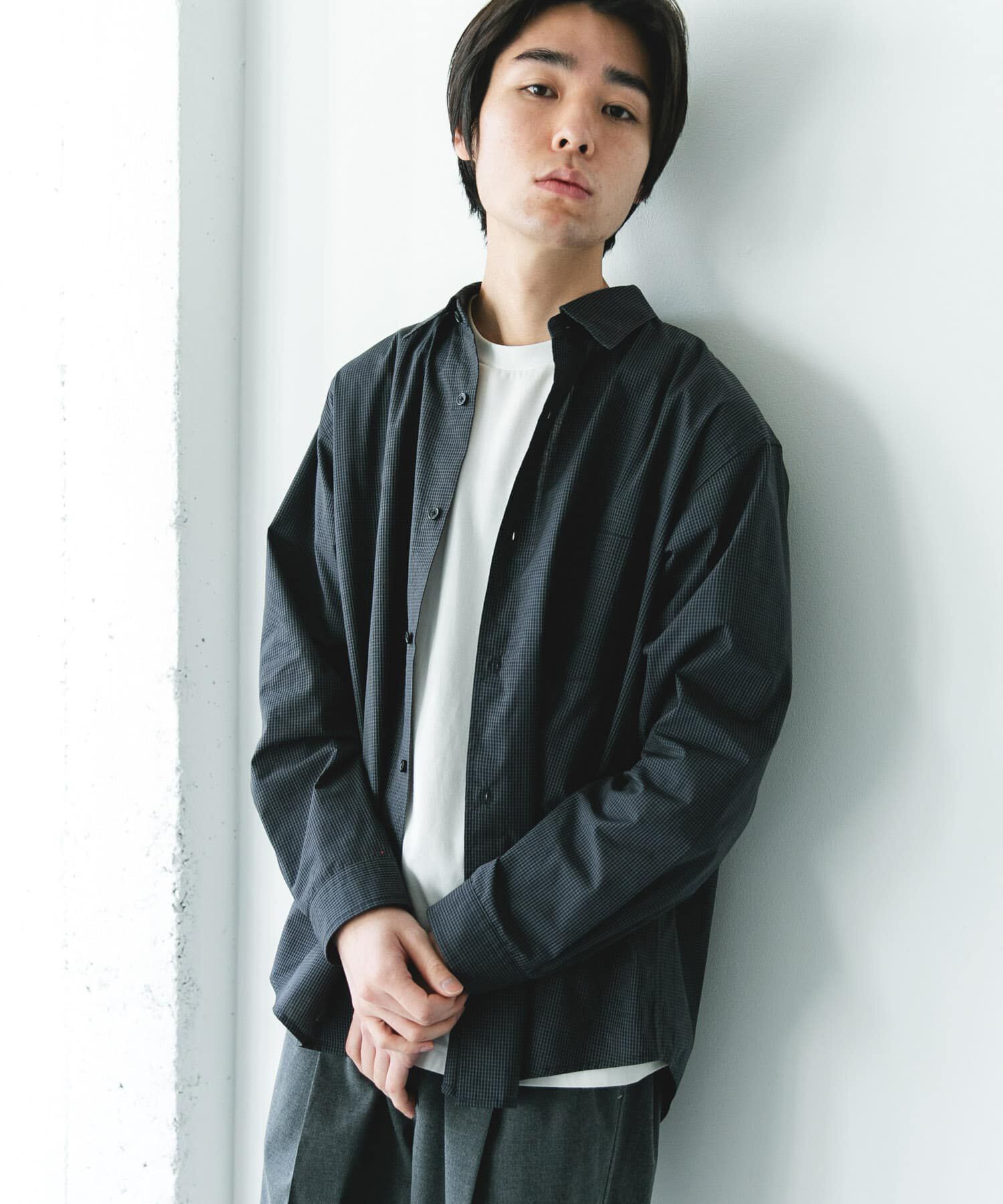 URBAN RESEARCH DOORS「TCブロードレギュラーカラーシャツ」|シャツ・ブラウス|