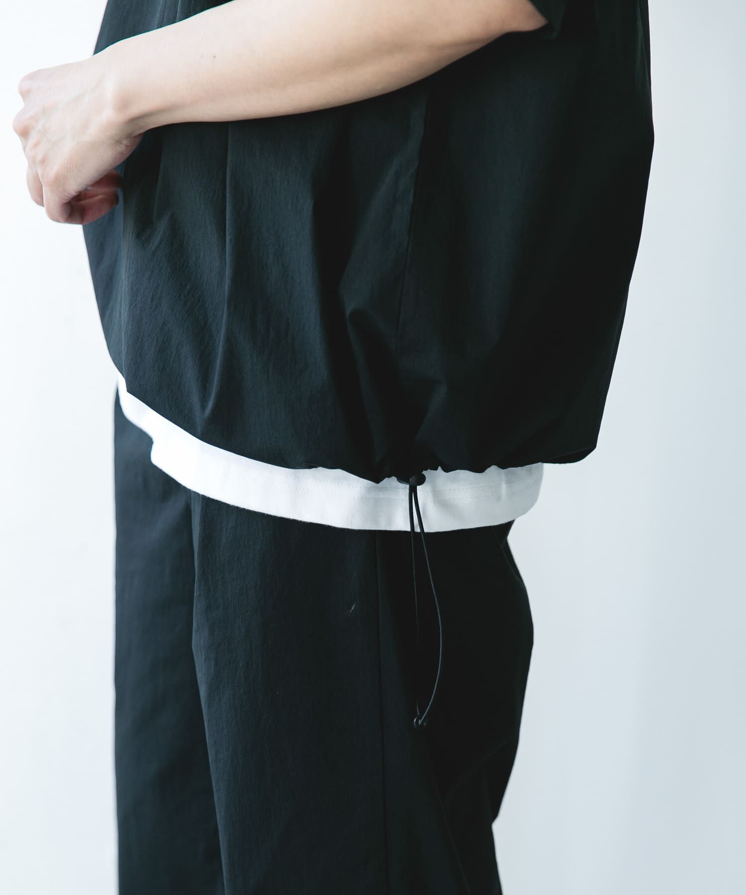 URBAN RESEARCH DOORS「『UVカット/接触冷感/吸水速乾』ストレッチクロス プルオーバー」|Tシャツ・カットソー|