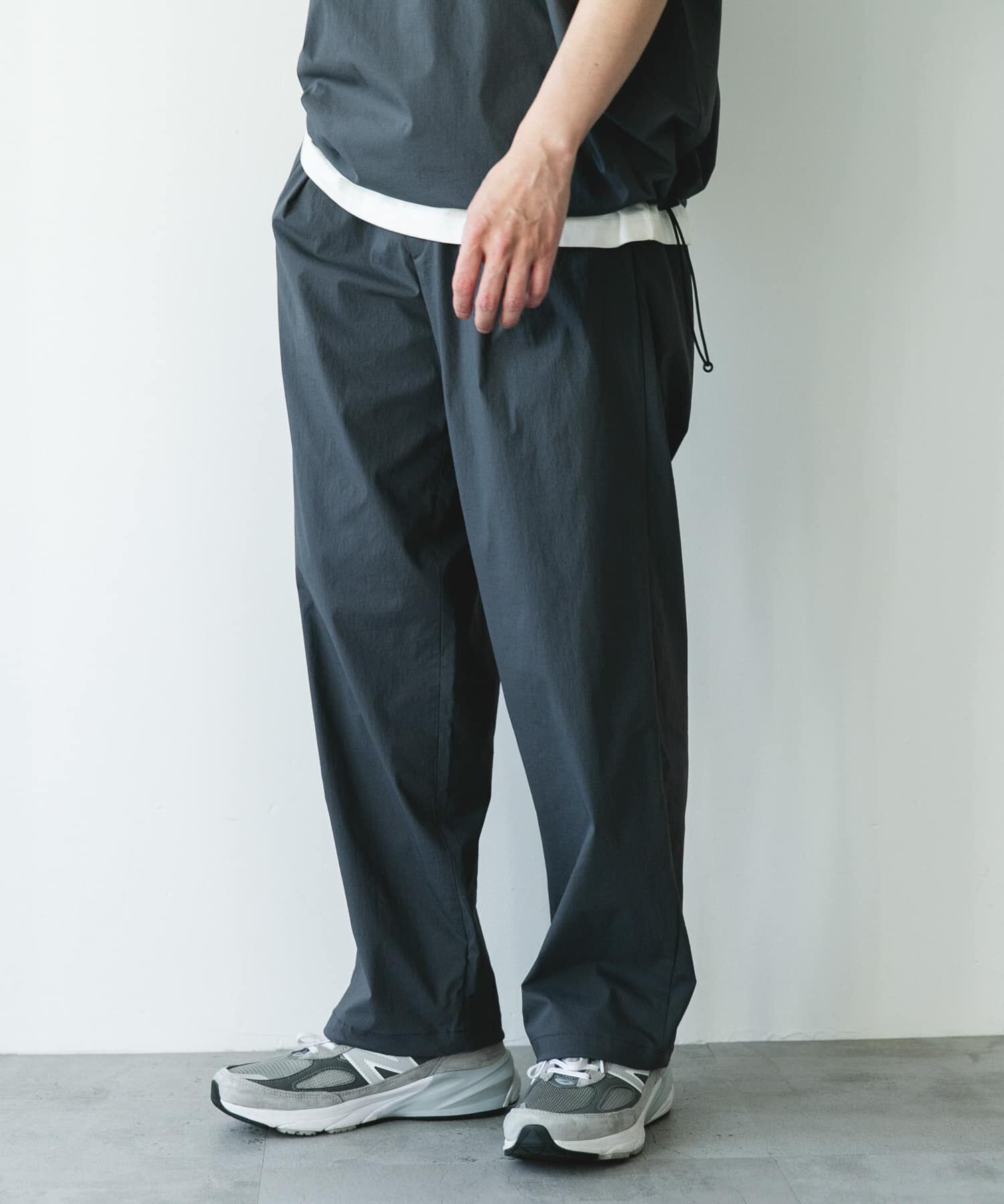 URBAN RESEARCH DOORS「『UVカット/接触冷感/吸水速乾』ストレッチクロスイージーパンツ」|その他|