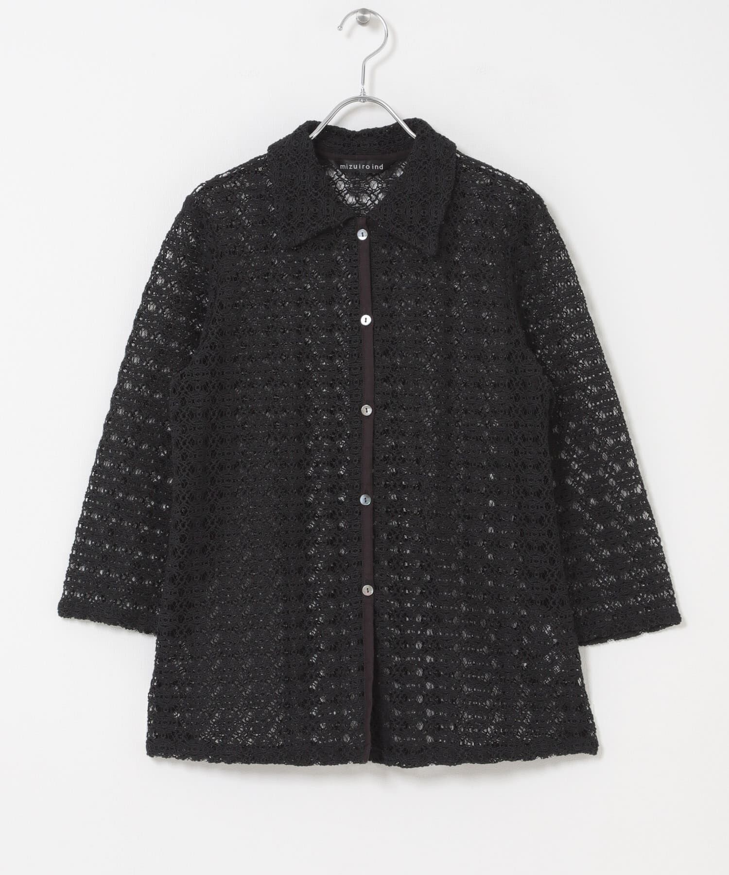 URBAN RESEARCH DOORS「mizuiro-ind　LACE SHIRTS」|シャツ・ブラウス|