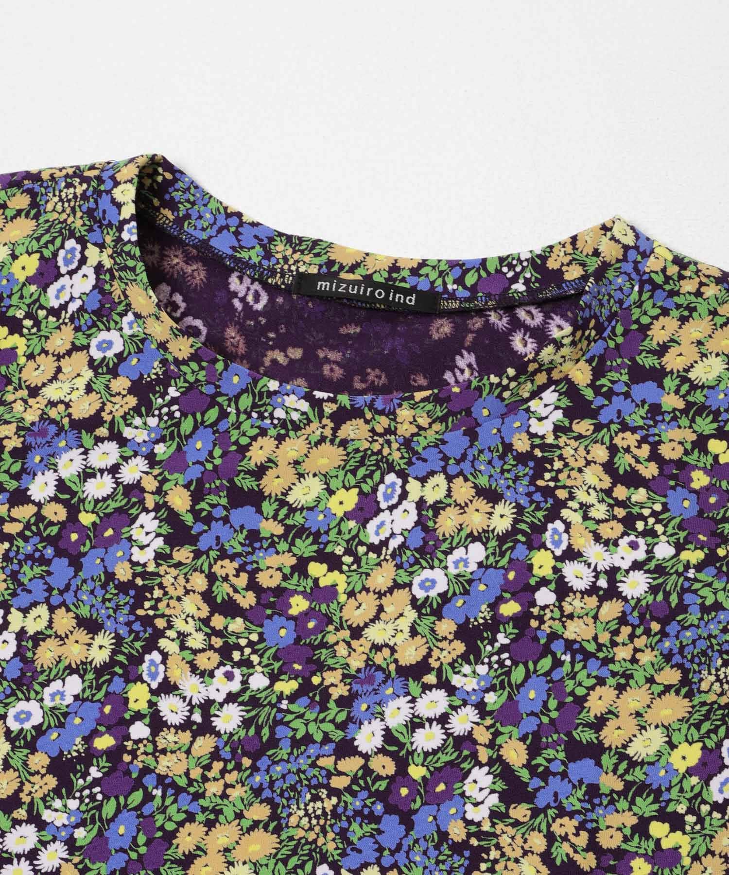 URBAN RESEARCH DOORS「mizuiro-ind　FLOWER PRINT T-SHIRTS」|Tシャツ・カットソー|