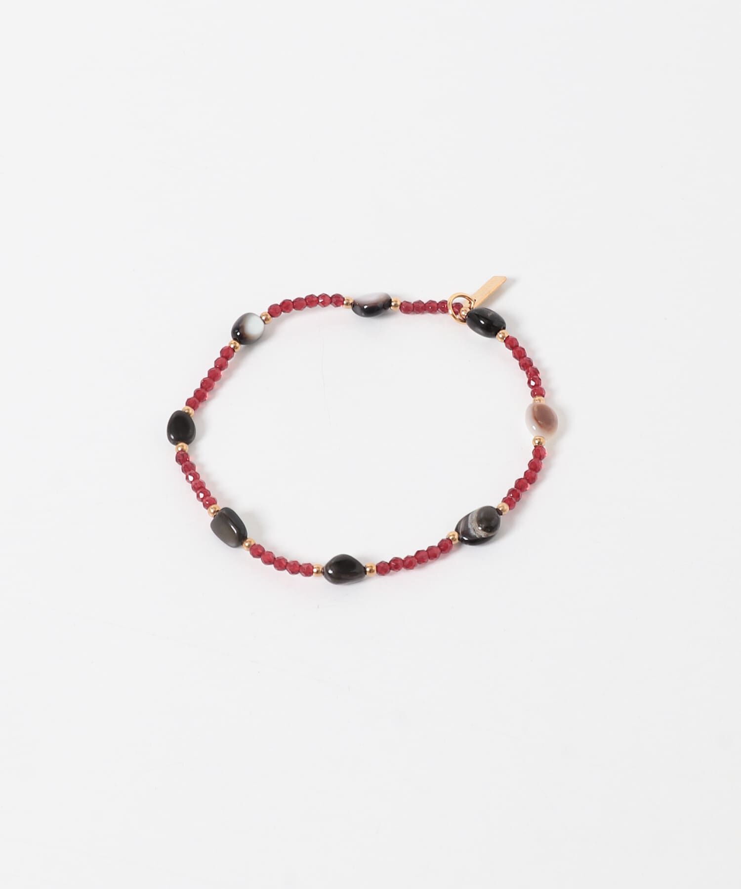 SMELLY「ステンレスストーンカラービーズブレスレット」|ブレスレット・バングル|