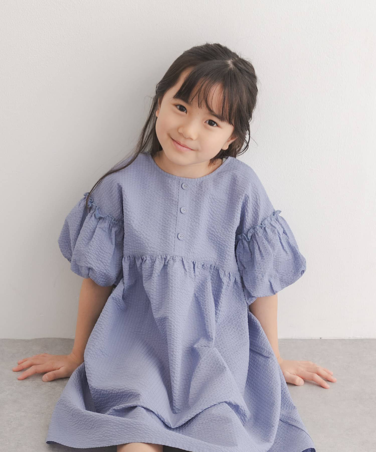 URBAN RESEARCH DOORS「サッカー2WAYワンピース(KIDS)」|ワンピース|ライトブルー