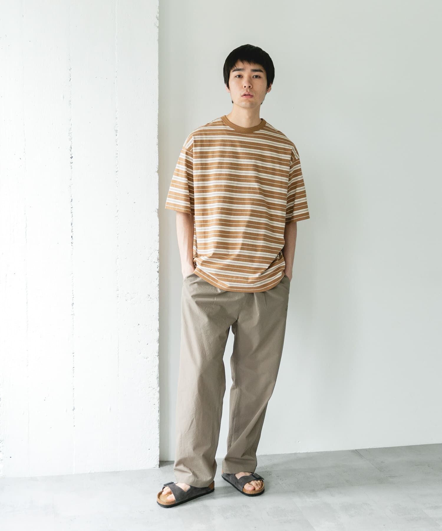 URBAN RESEARCH DOORS「『別注』CHAMPION&times;DOORS　BORDER T-SHIRTS」|Tシャツ・カットソー|