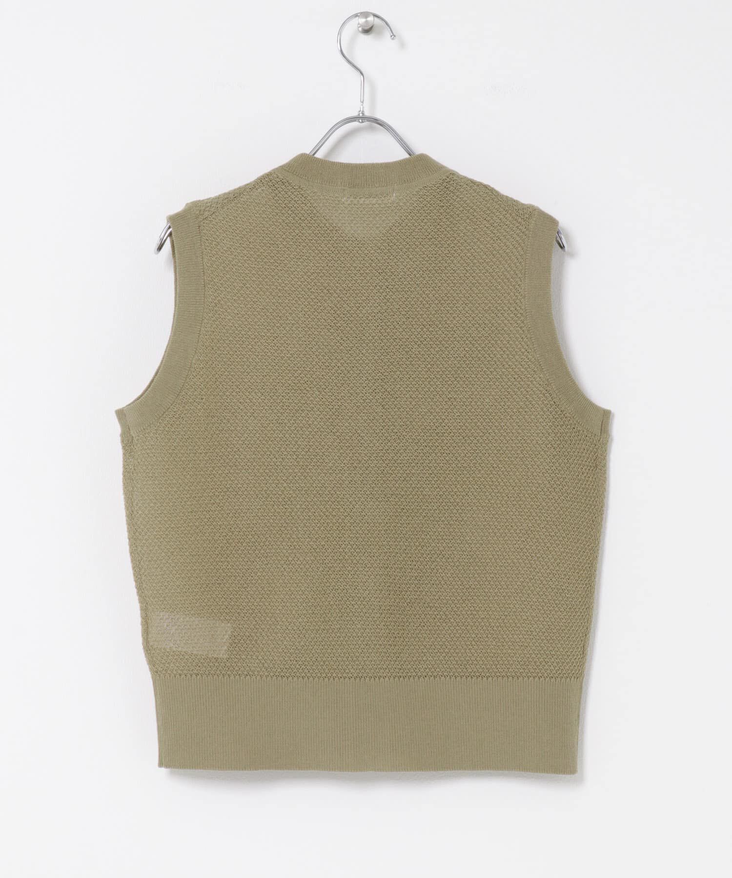 URBAN RESEARCH DOORS「FORK&SPOON　フロントボタンニットベスト」|ベスト・ジレ|