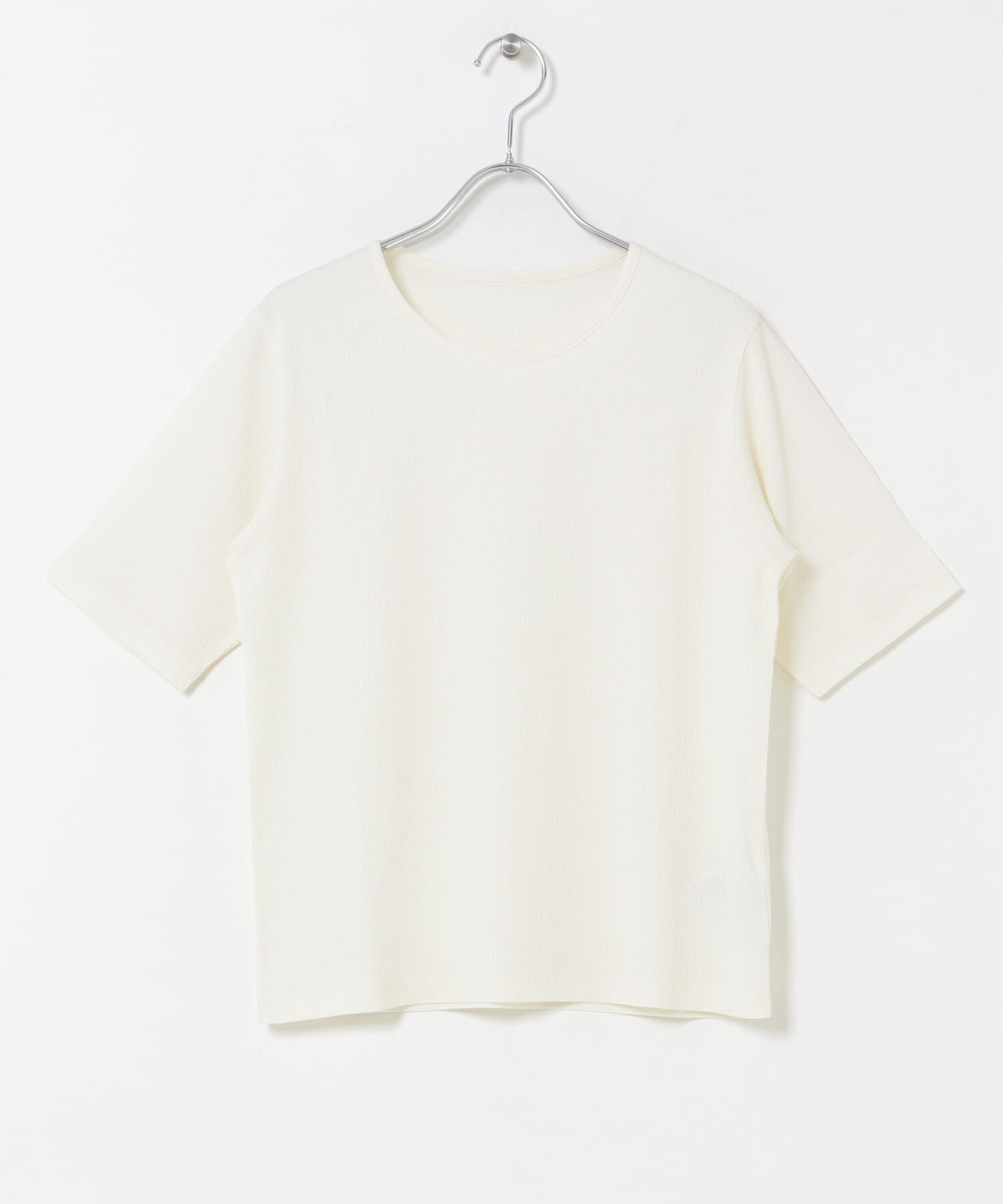 URBAN RESEARCH DOORS「5分袖楊柳カットTシャツ」|Tシャツ・カットソー|