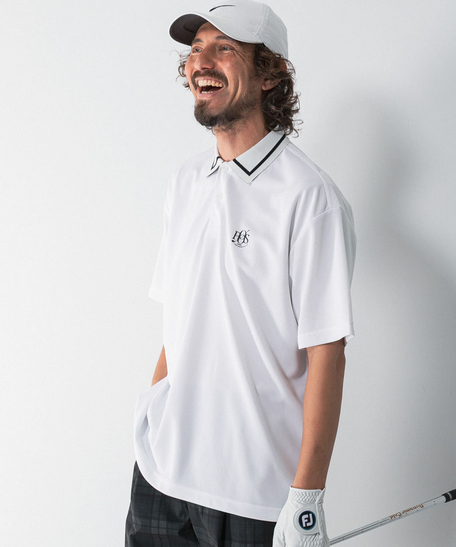 Sonny Label 「OOPS　吸水速乾ラインポロシャツ」|ポロシャツ|