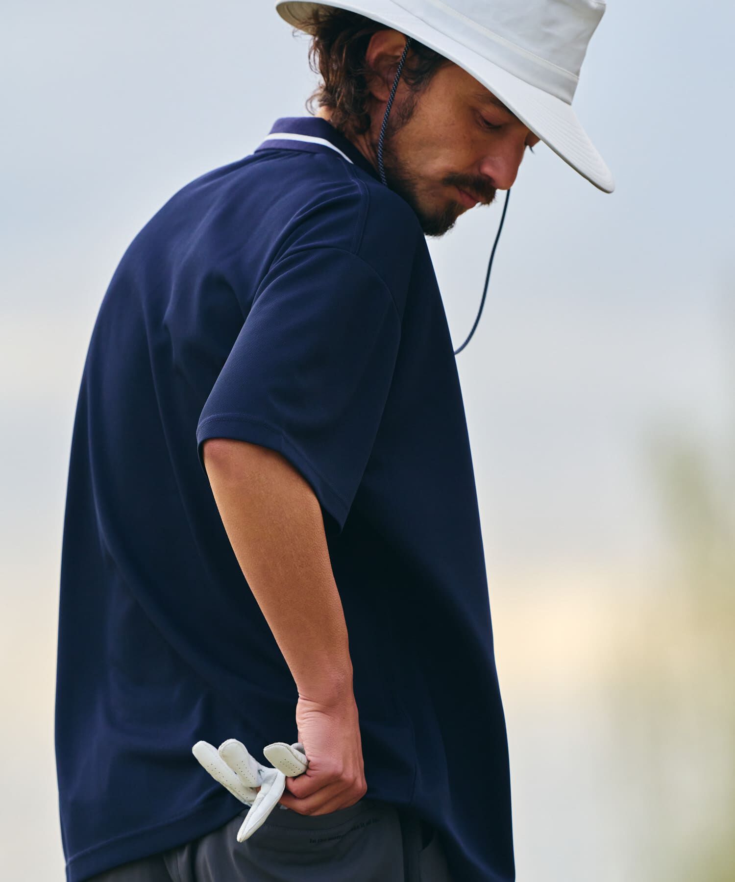 Sonny Label 「OOPS　吸水速乾ラインポロシャツ」|ポロシャツ|