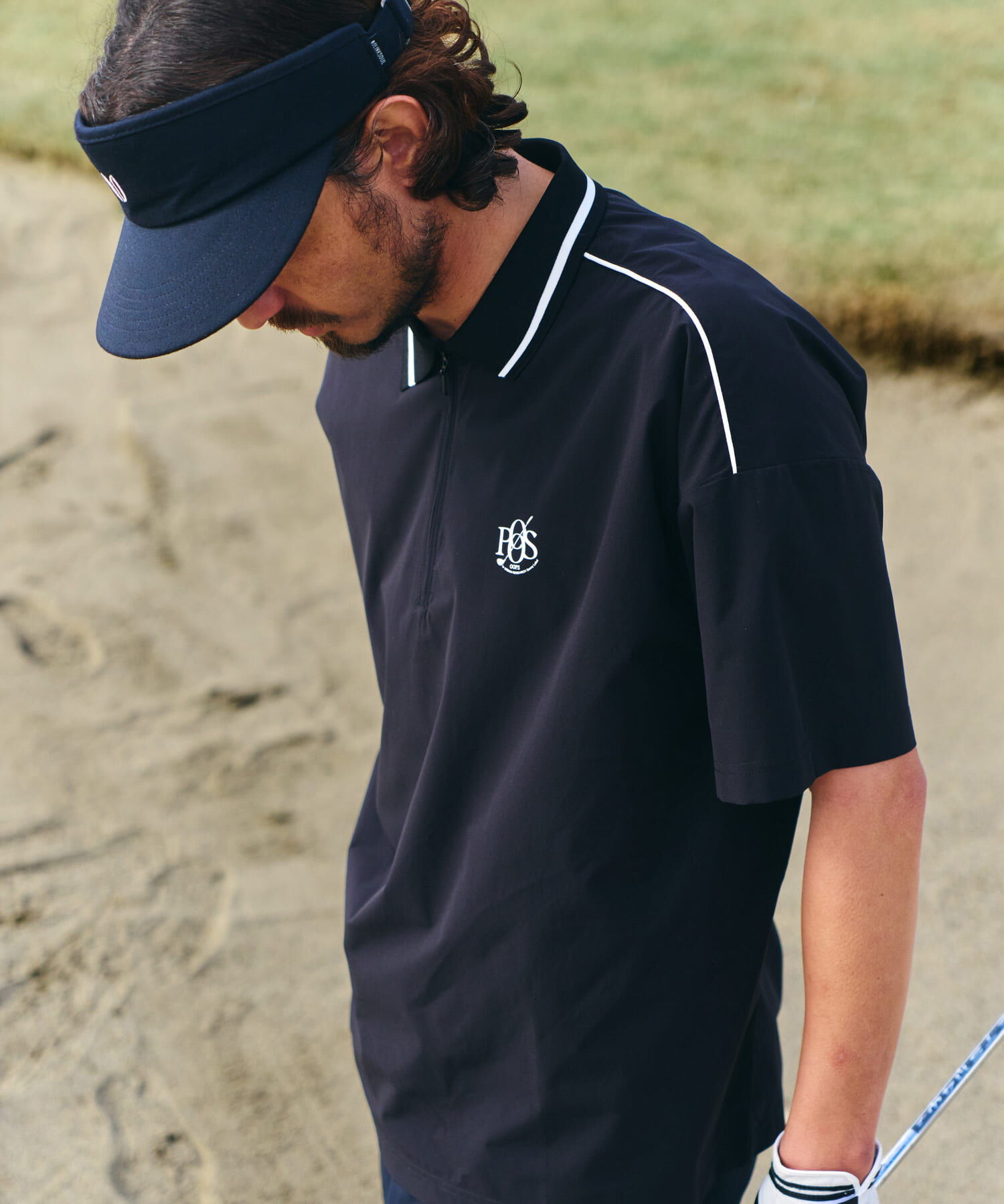 Sonny Label 「OOPS　撥水襟付きTシャツ」|Tシャツ・カットソー|ブラック