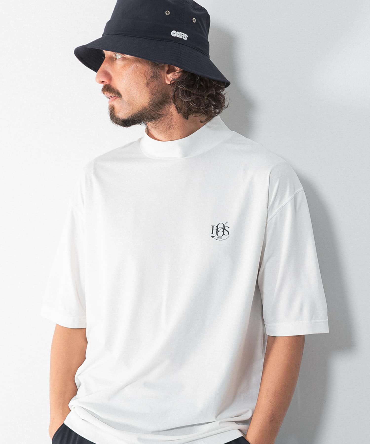 Sonny Label 「OOPS　吸水速乾モックネックTシャツ」|Tシャツ・カットソー|