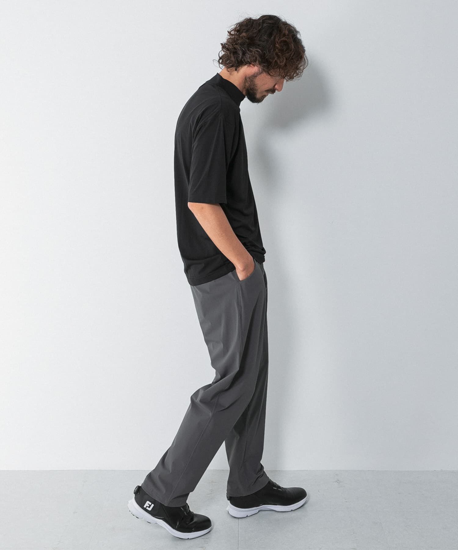 Sonny Label 「OOPS　吸水速乾モックネックTシャツ」|Tシャツ・カットソー|