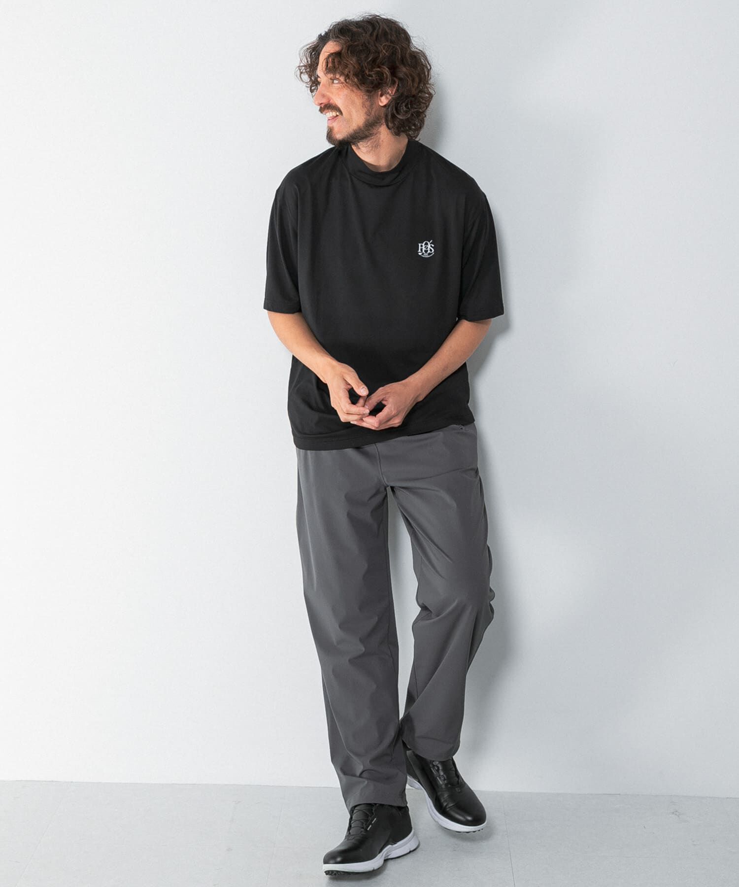 Sonny Label 「OOPS　吸水速乾モックネックTシャツ」|Tシャツ・カットソー|