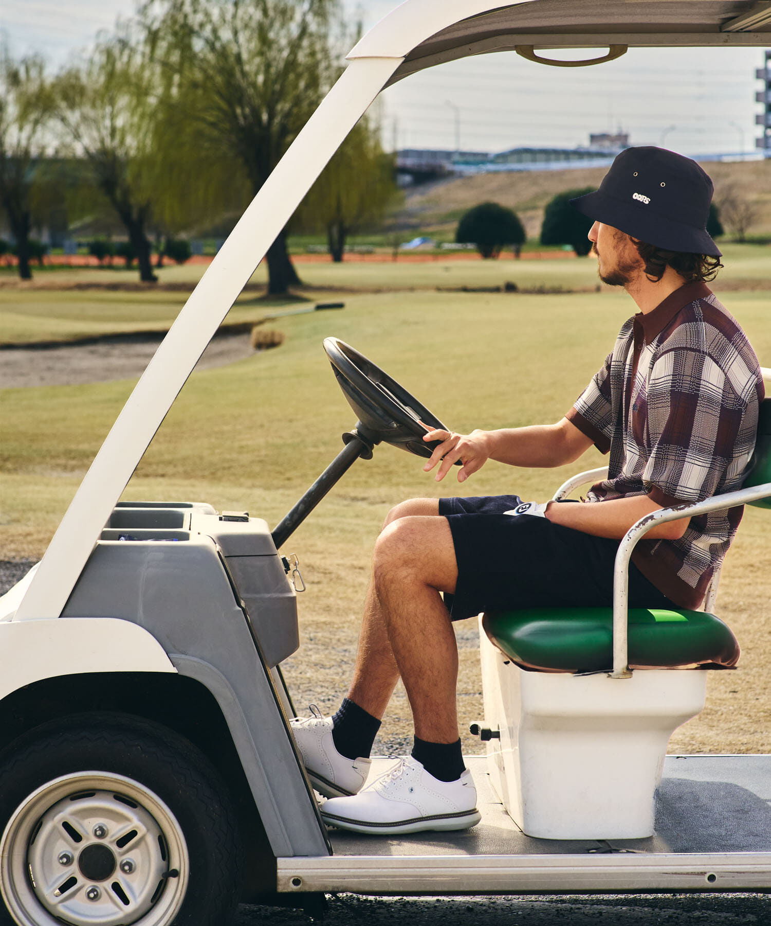 Sonny Label 「OOPS　チェックポロニット」|ニット・セーター|