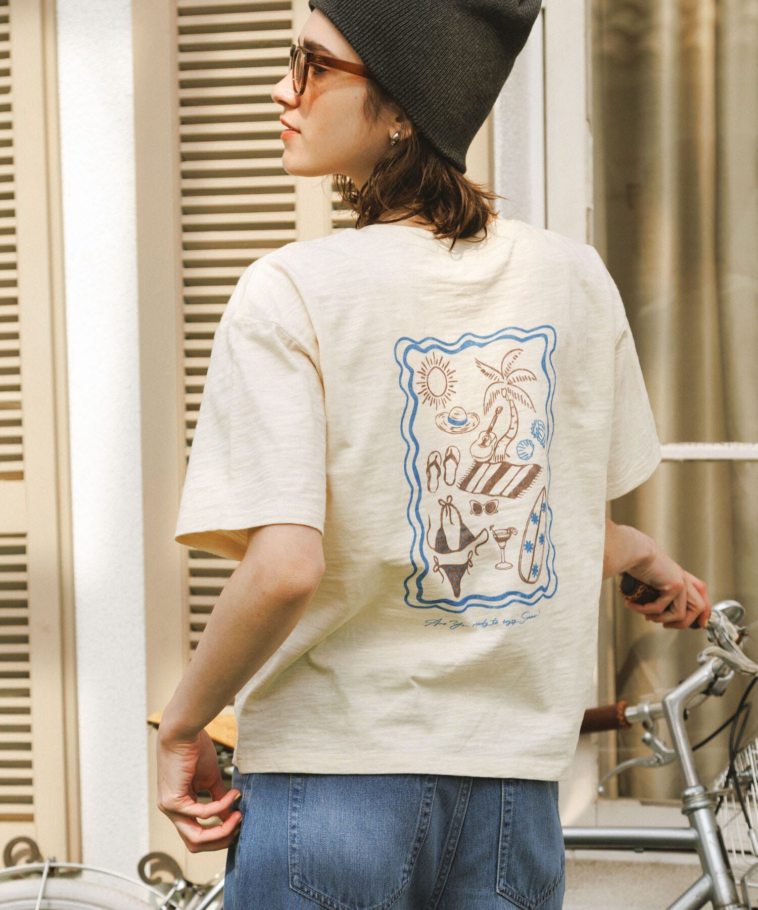 Sonny Label 「TAKE ME TO THE SEA T-SHIRTS」|Tシャツ・カットソー|オフホワイト