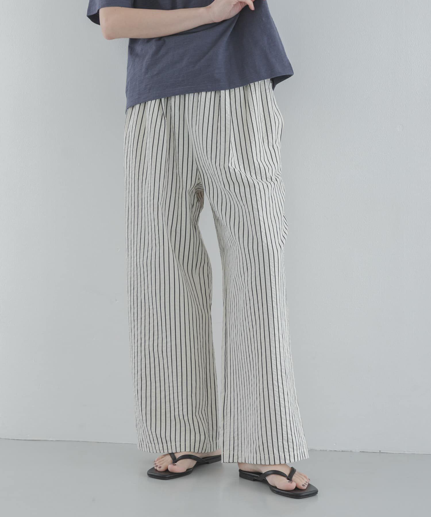 Sonny Label 「ストライプセミワイドイージーパンツ」|その他|