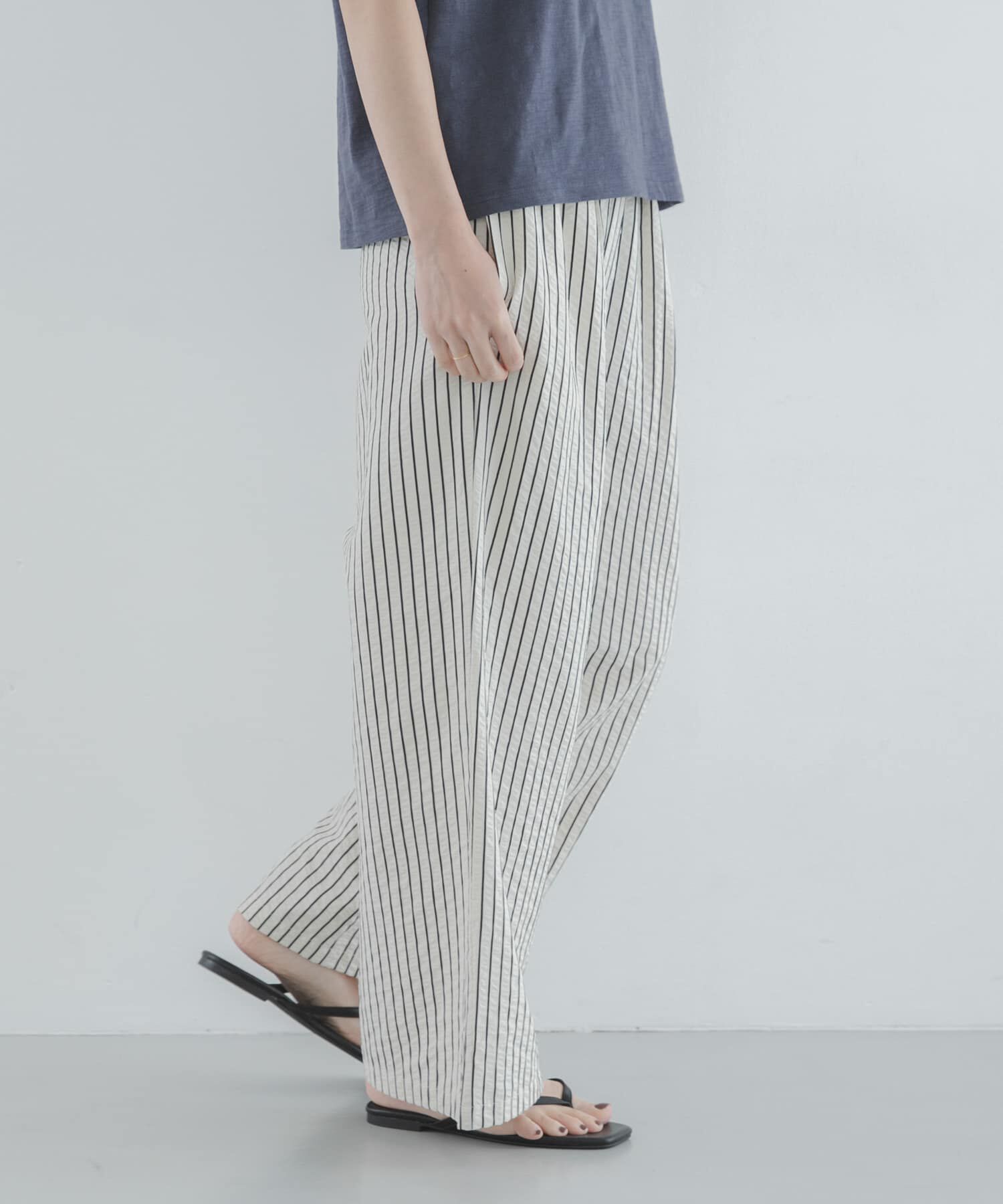 Sonny Label 「ストライプセミワイドイージーパンツ」|その他|