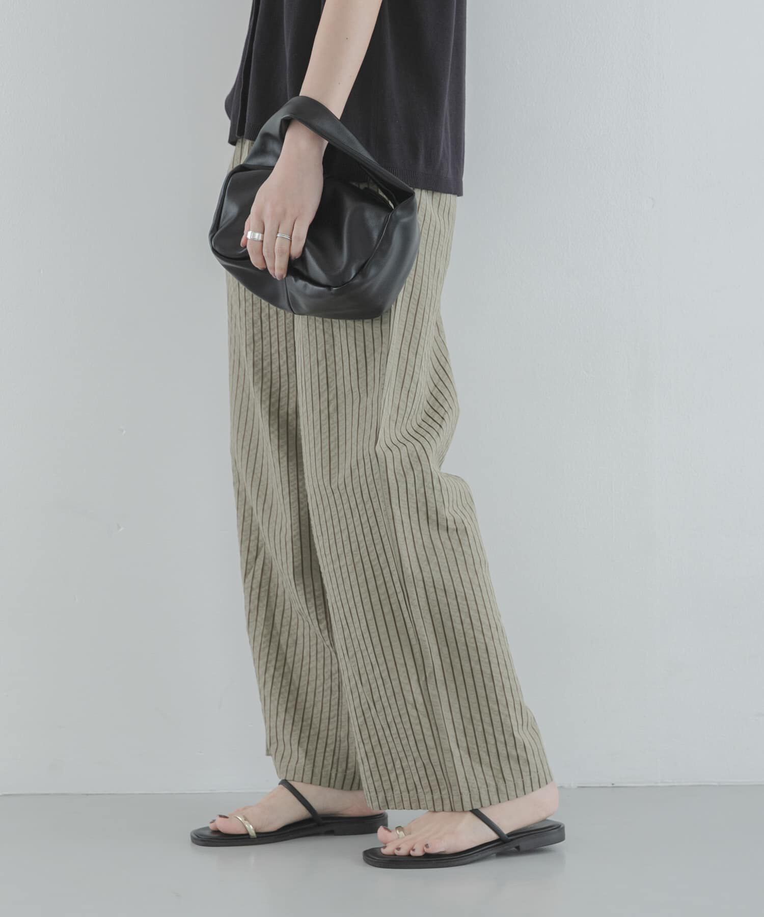 Sonny Label 「ストライプセミワイドイージーパンツ」|その他|