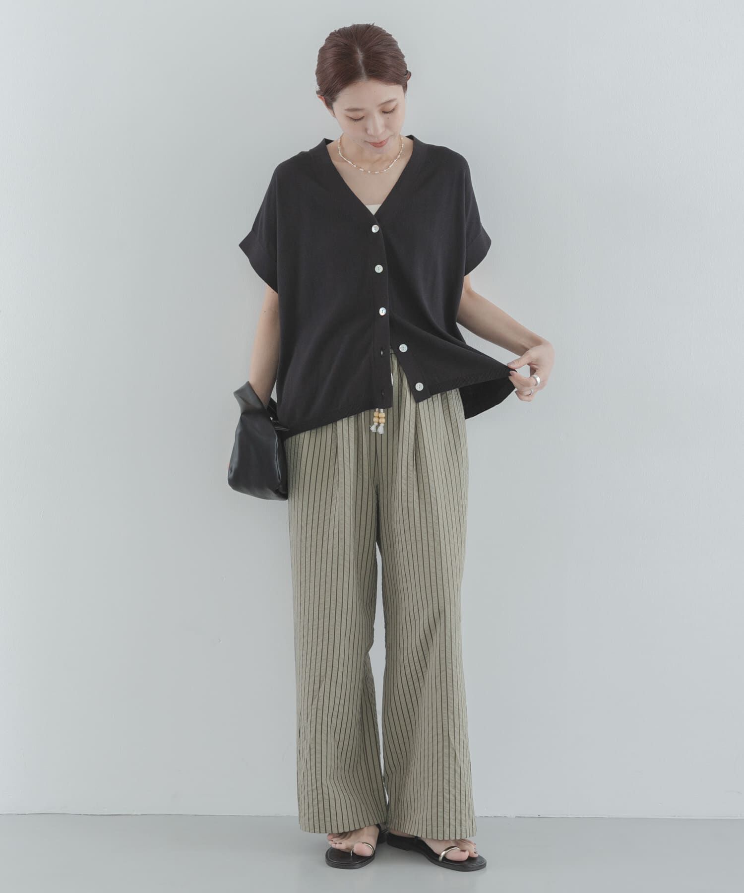 Sonny Label 「ストライプセミワイドイージーパンツ」|その他|