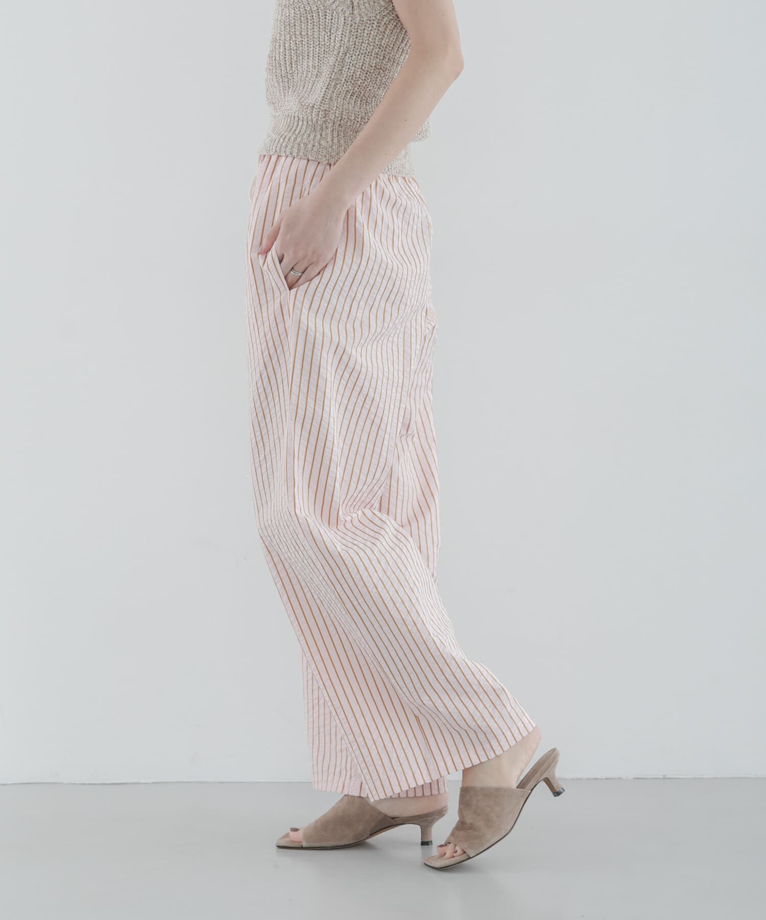 Sonny Label 「ストライプセミワイドイージーパンツ」|その他|