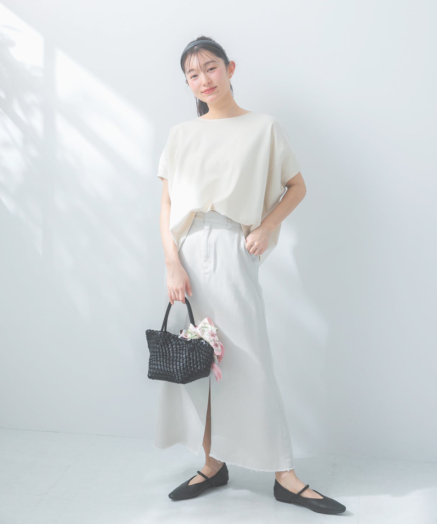 URBAN RESEARCH ROSSO「『WEB/一部店舗限定』UVカットドルマンスリーブプルオーバー」|Tシャツ・カットソー|