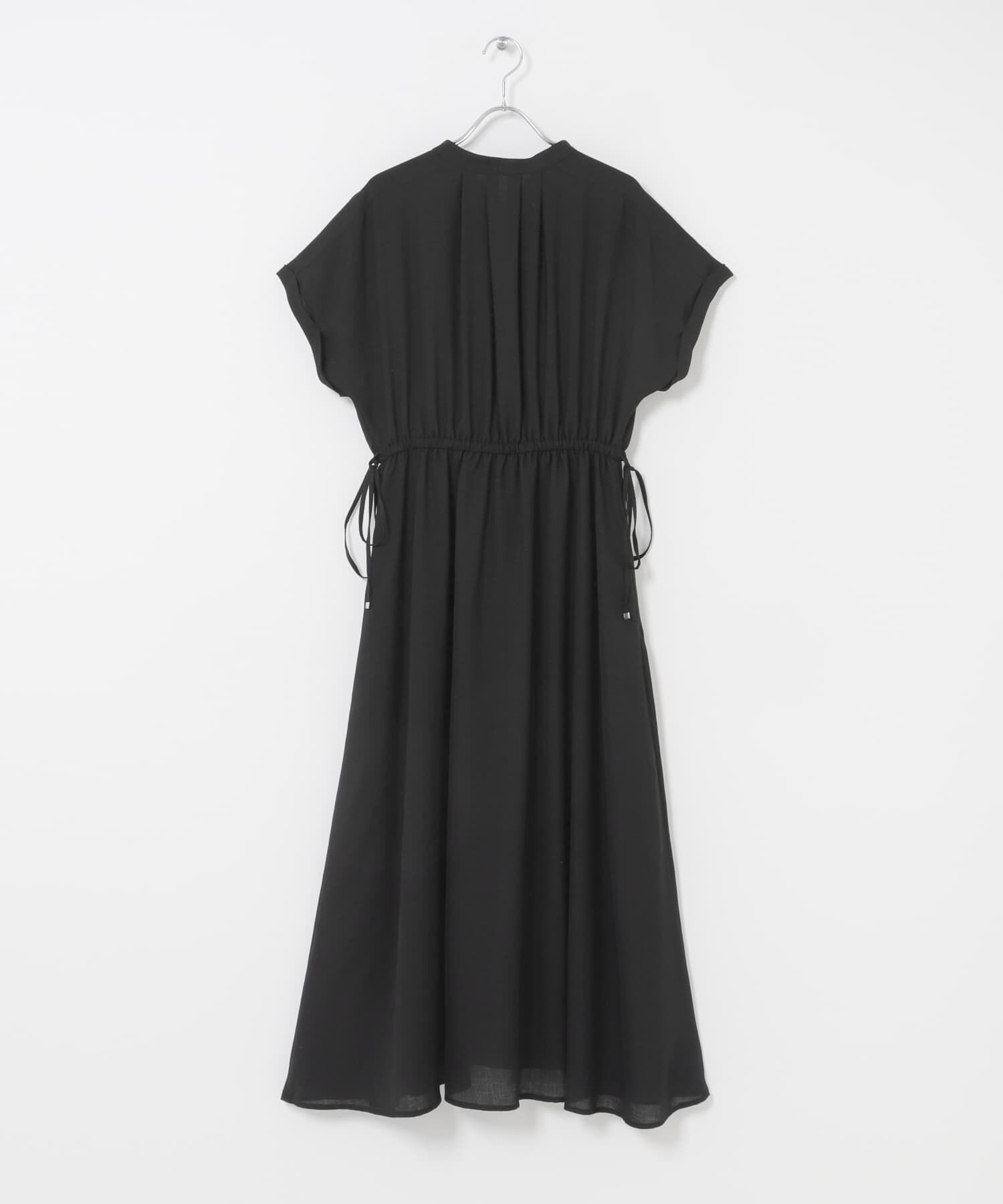 URBAN RESEARCH ROSSO「ウォッシャブルセミシアー2WAYネックワンピース」|ワンピース|