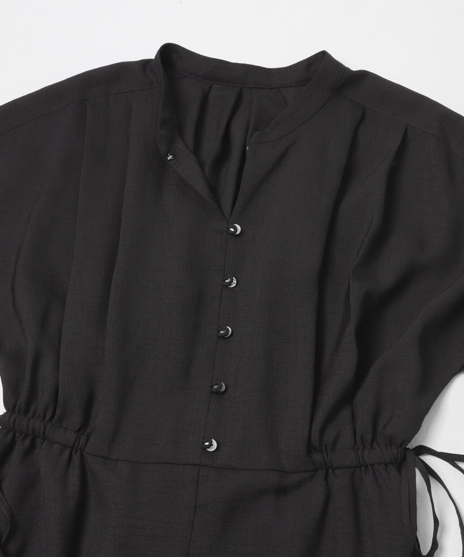 URBAN RESEARCH ROSSO「ウォッシャブルセミシアー2WAYネックワンピース」|ワンピース|