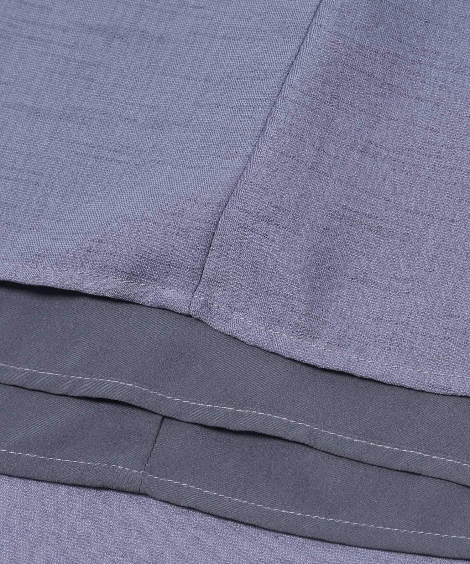 URBAN RESEARCH ROSSO「ウォッシャブルセミシアー2WAYネックワンピース」|ワンピース|