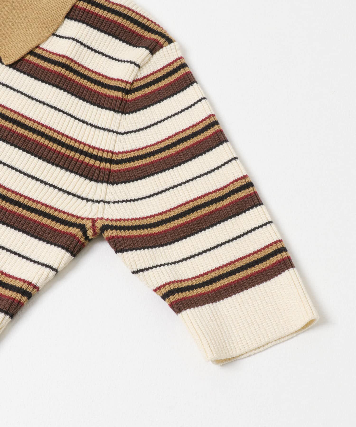 URBAN RESEARCH「コットンシルクハーフスリーブポロ衿ニット」|ニット・セーター|