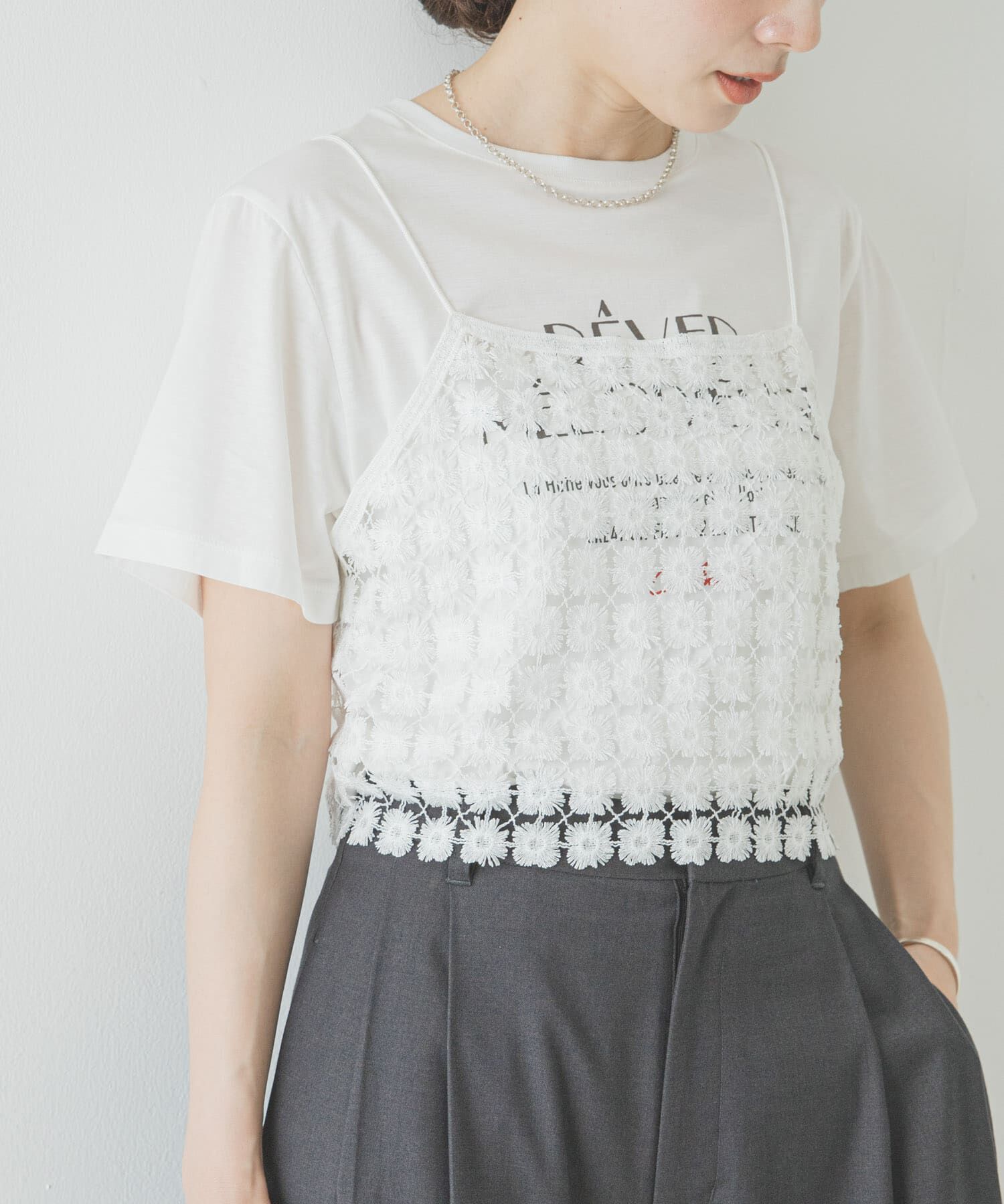 URBAN RESEARCH「フラワーレースビスチェ」|その他|