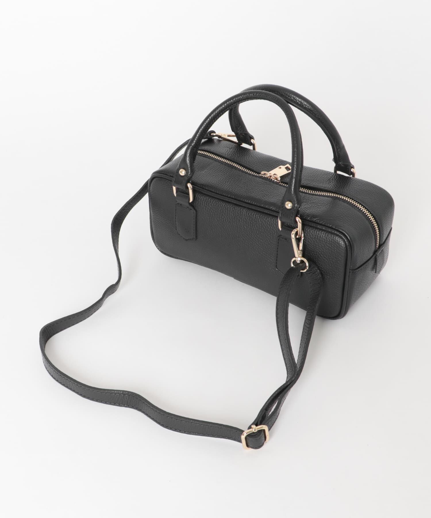 URBAN RESEARCH「レザースクエアボストンバッグ」|ハンドバッグ|