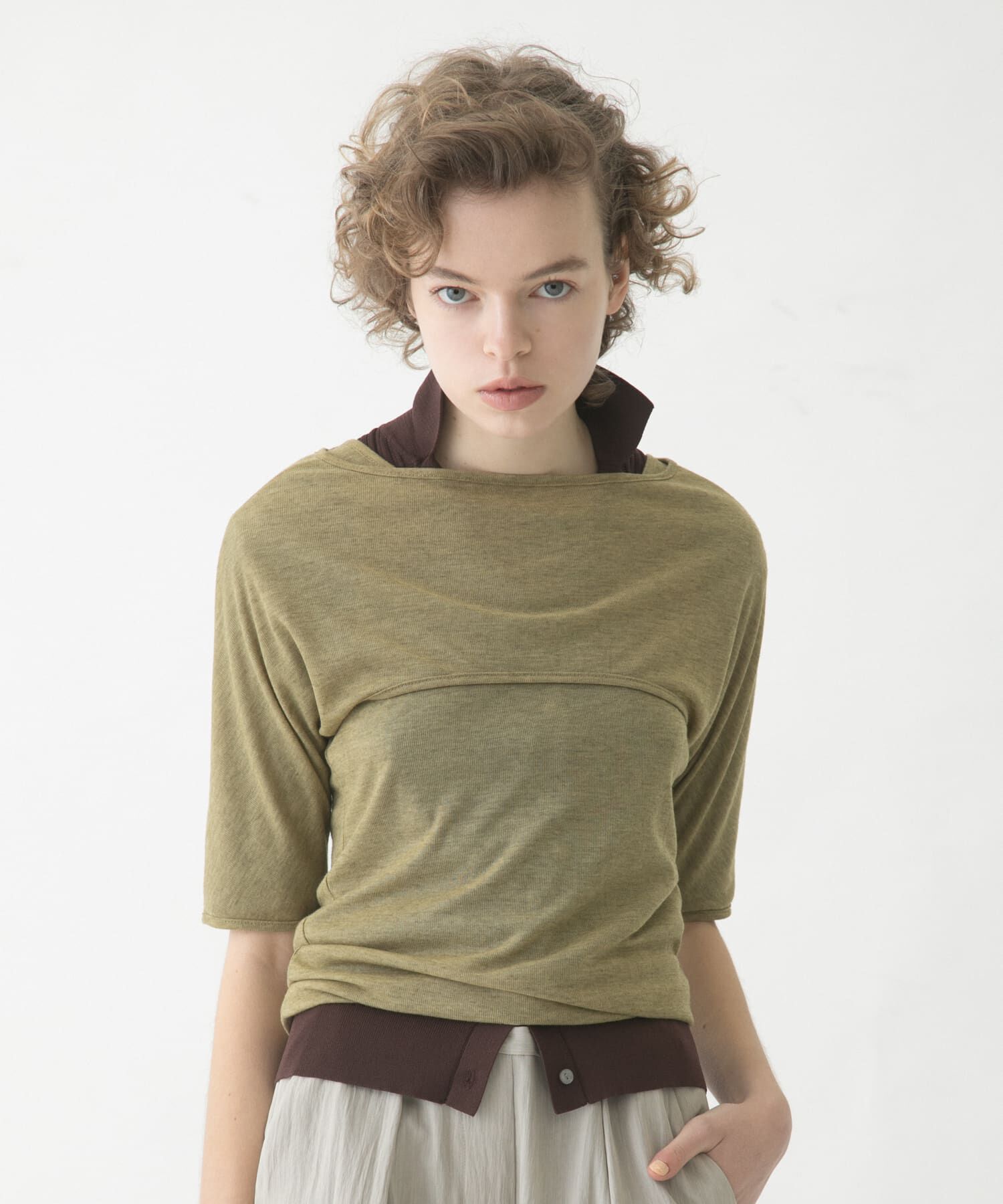 LAATO「mix layered tee」|Tシャツ・カットソー|